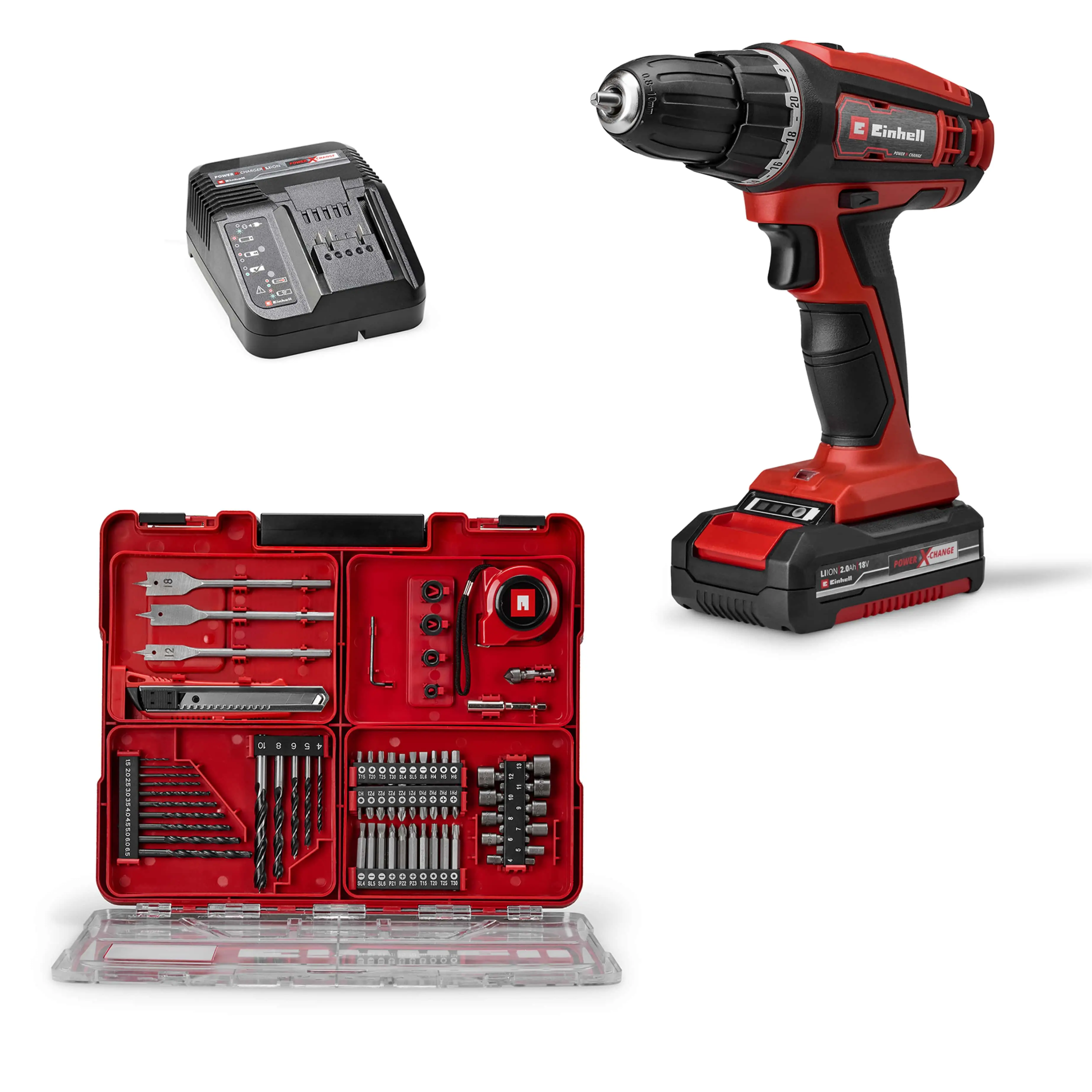 Einhell Akku-Bohrschrauber Mobile Werkstatt TC-AS 18 Li Set inkl. Akku & Ladegerät Einhell Akku-Bohrschrauber Mobile Werkstatt TC-AS 18 Li Set inkl. Akku & Ladegerät