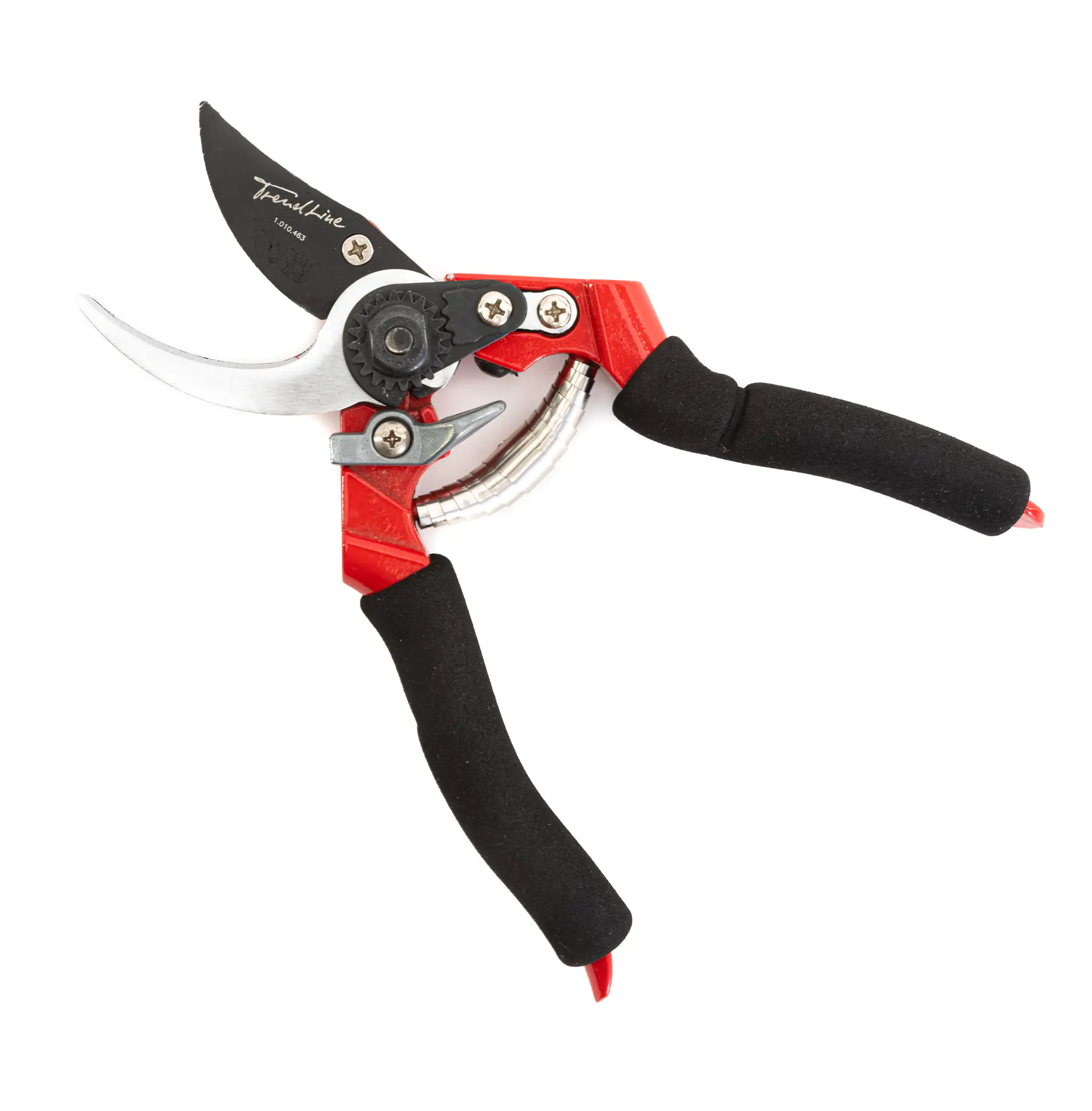 4333692037648 TrendLine Profi-Bypass Gartenschere 21 cm schwarz-rot