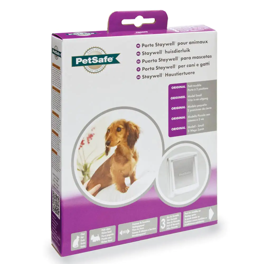 Nobby Katzentür 715 Staywell PetSafe weiß/transparent 63,6 x 19,8 cm