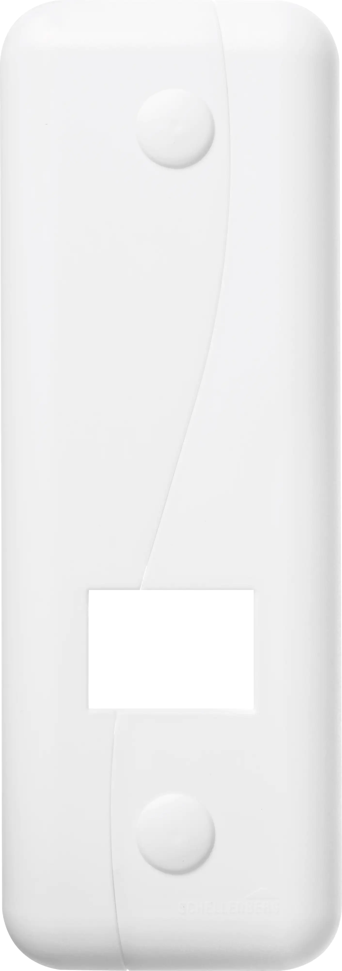 Schellenberg Abdeckplatte DUO Softline Lochabstand 13,5 cm weiß Schellenberg Abdeckplatte DUO Softline Lochabstand 13,5 cm weiß