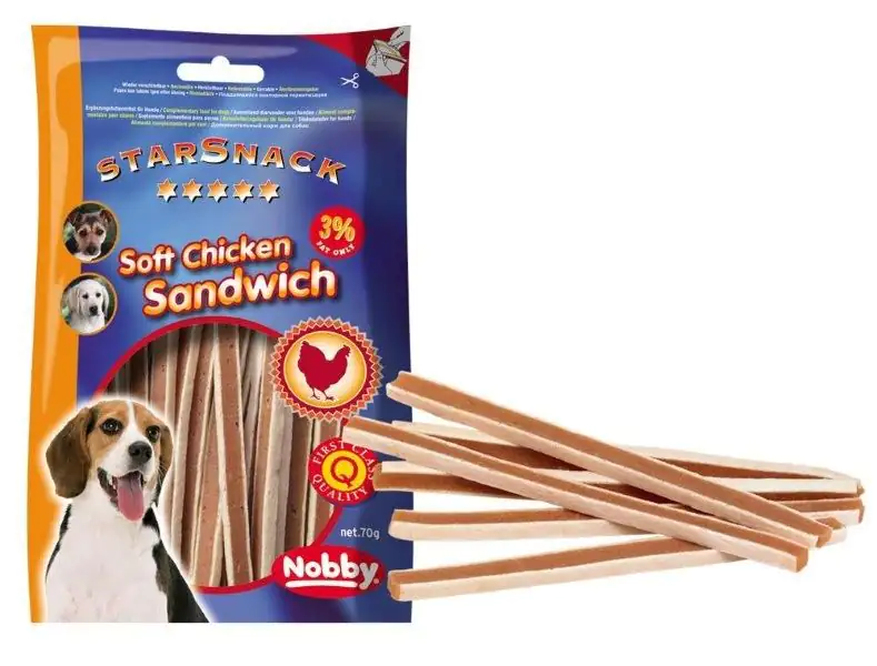 Nobby StarSnack Soft Chicken Sandwich 70 g