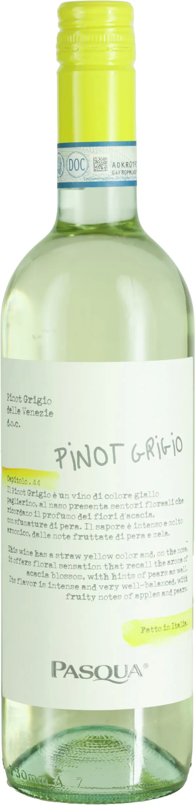 Pasqua Weißwein Pinot Grigio delle Venezie DOC 0,75l
