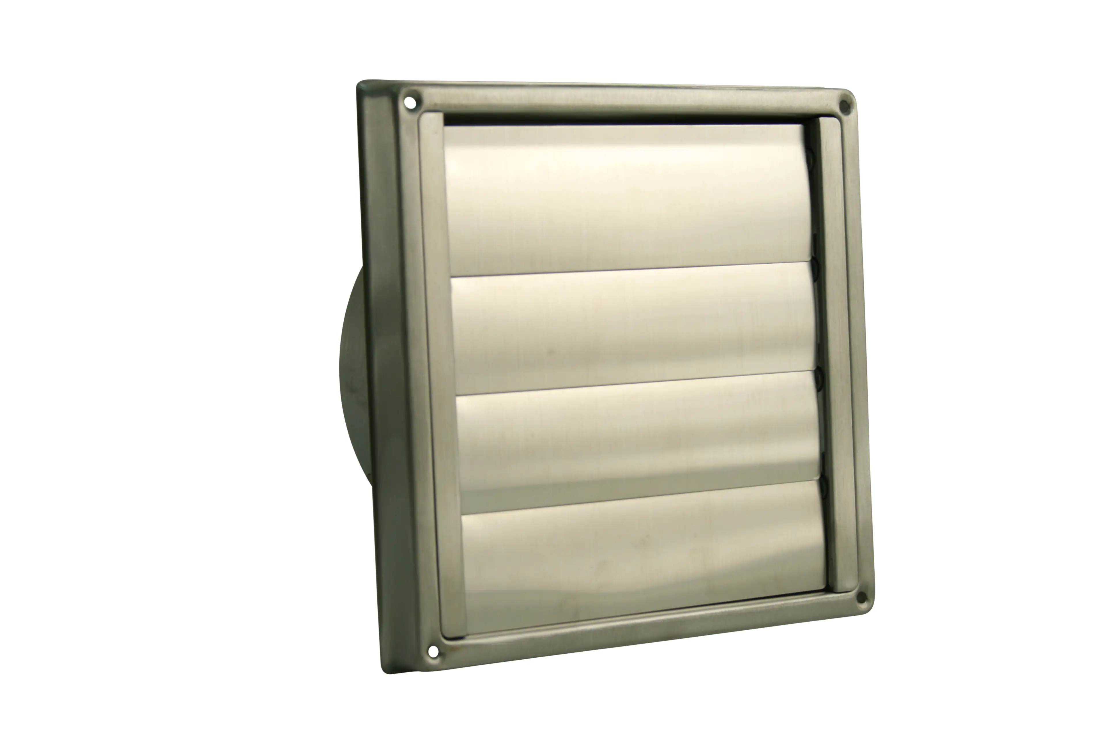 Marley Lüftungsgitter 155 x 155 mm Ø 100mm mit Rückstauklappe