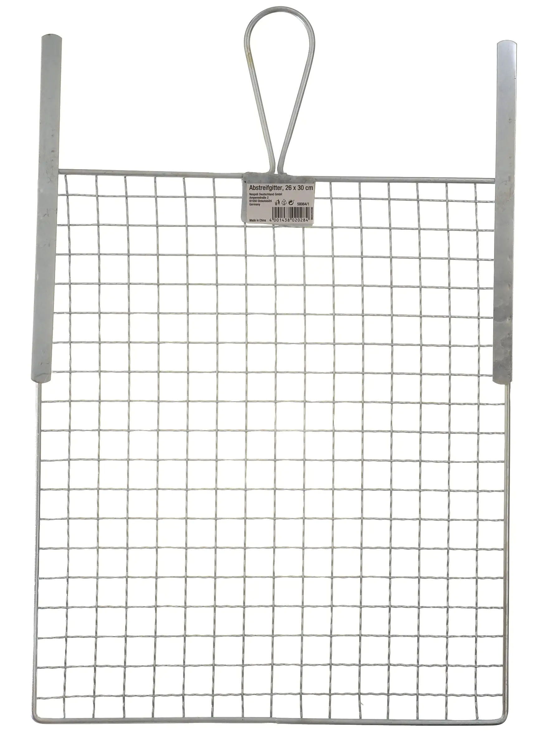 4001438020284 Nespoli Metall-Abstreifgitter 26 x 30 cm