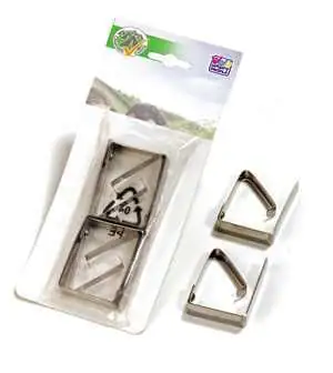 Happy People Tischdeckenklammern Metall silber - 4 Stück