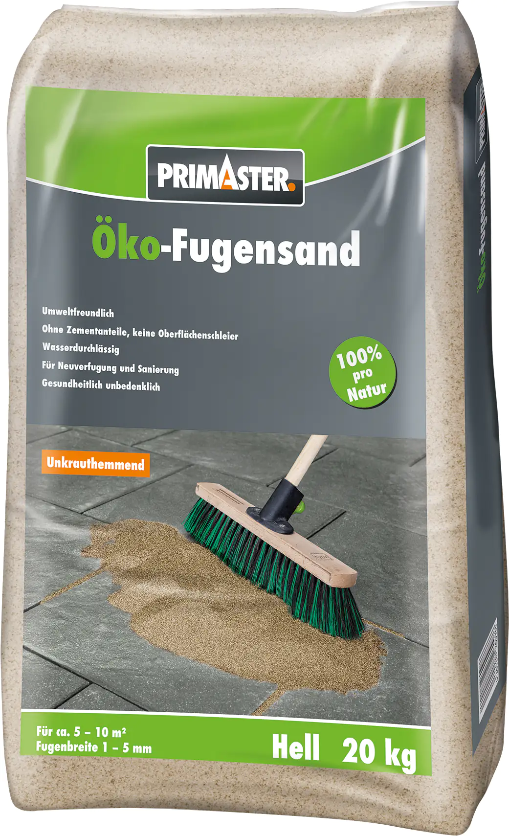 Primaster Fugensand Öko unkrauthemmend 20 kg hell Primaster Fugensand Öko unkrauthemmend 20 kg hell