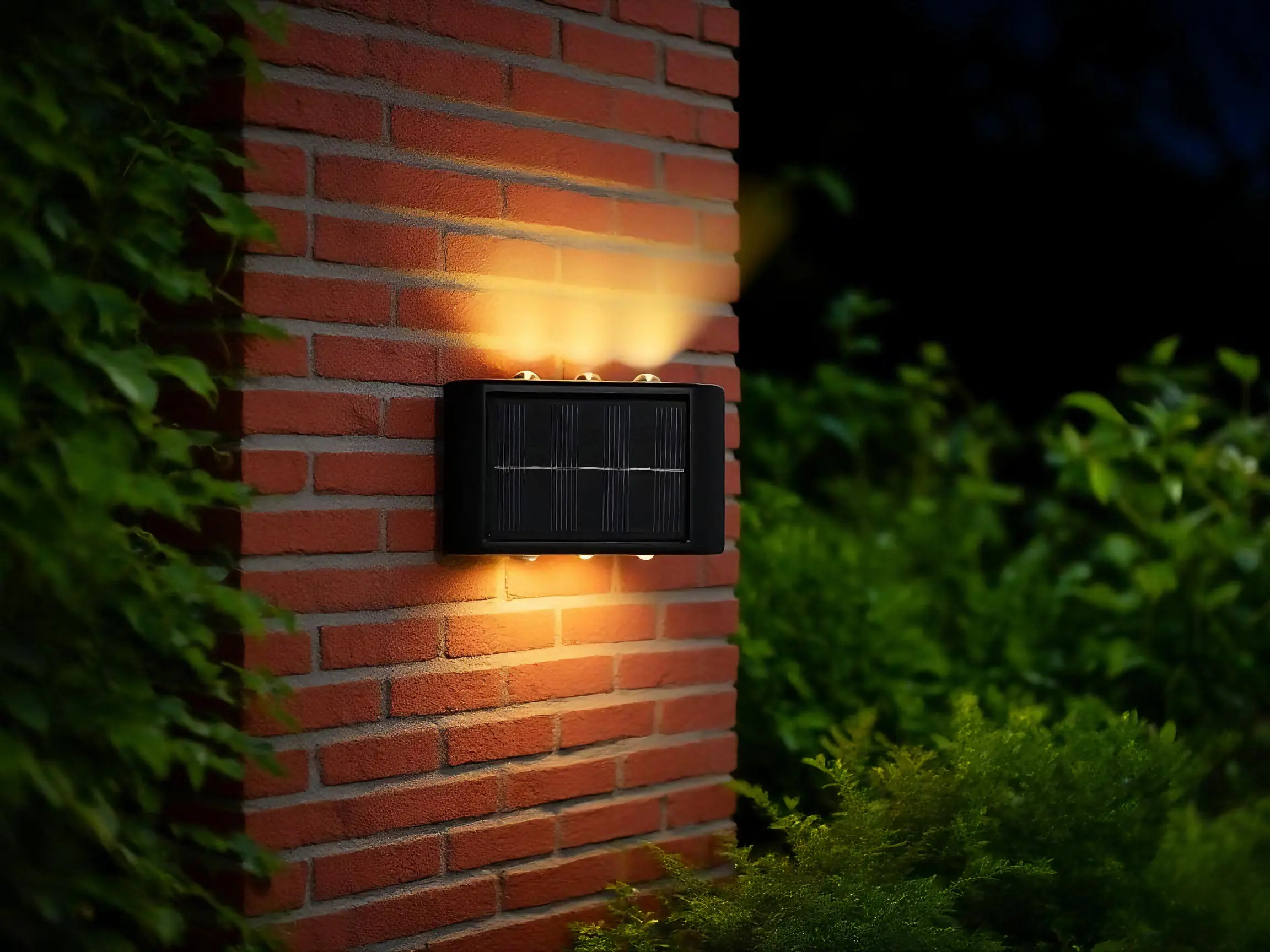 Dapo LED Solar Wandleuchte Kanu 8,9 cm warmweiß