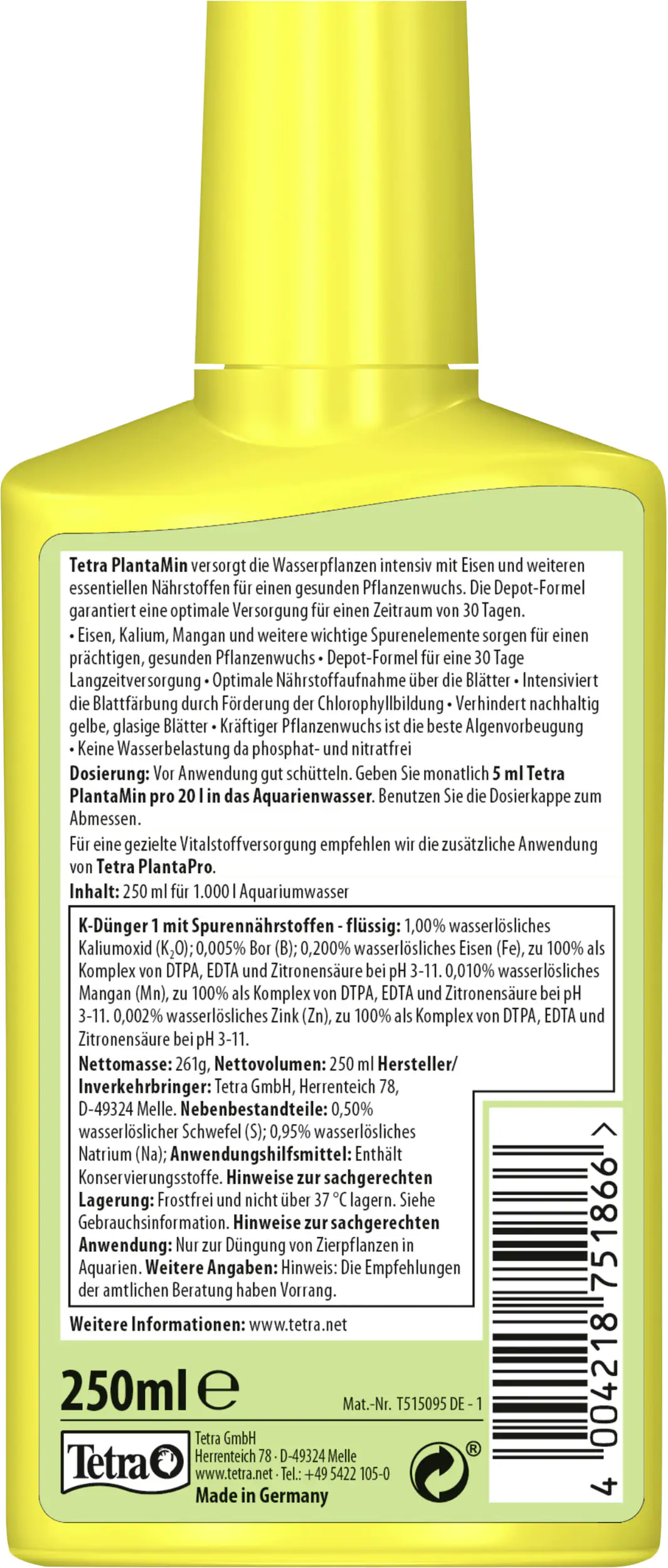 Tetra PlantaMin 250 ml Tetra PlantaMin 250 ml