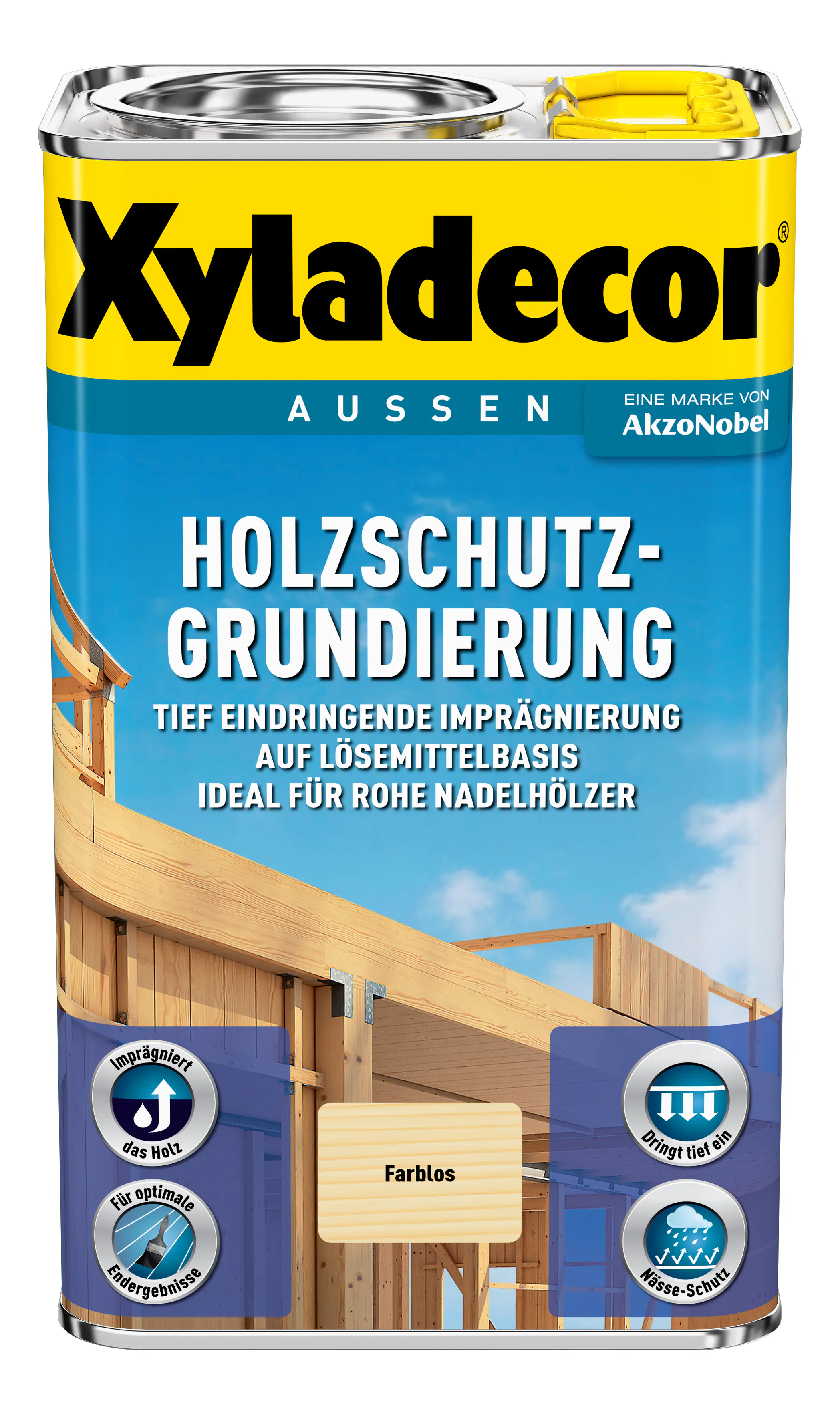 Xyladecor Holzschutz-Grundierung LMH 2,5 L farblos Xyladecor Holzschutz-Grundierung LMH 2,5 L farblos