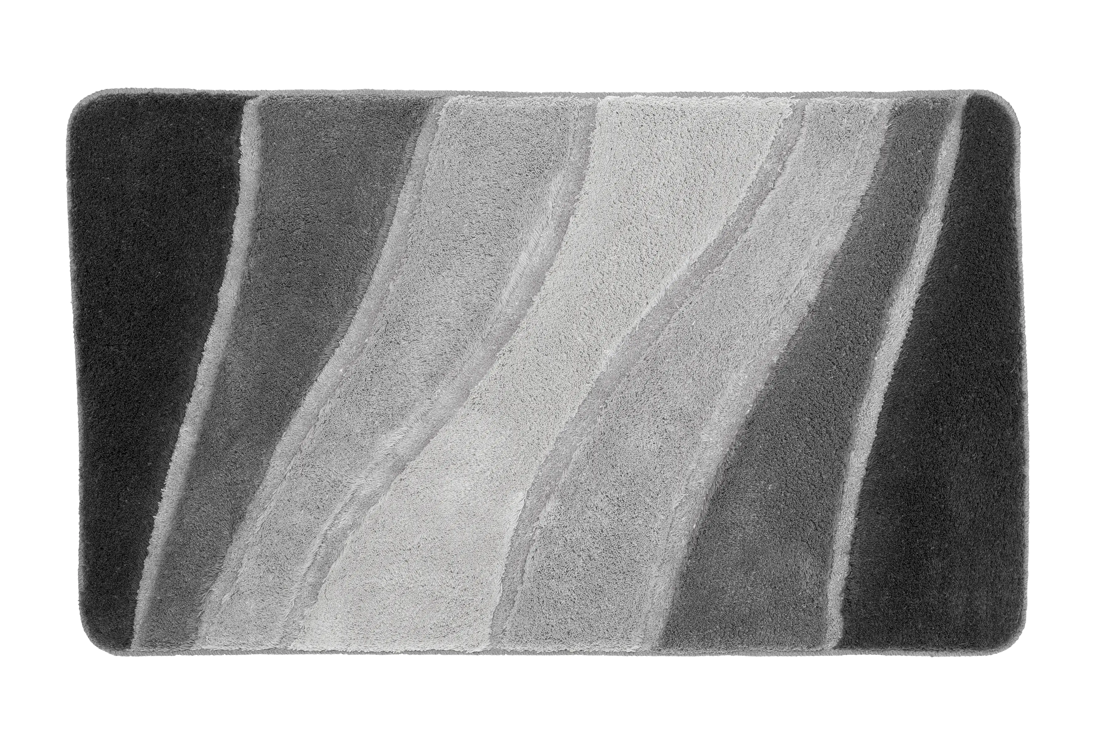 Kleine Wolke Badteppich Ocean schiefer, 60 x 100 cm