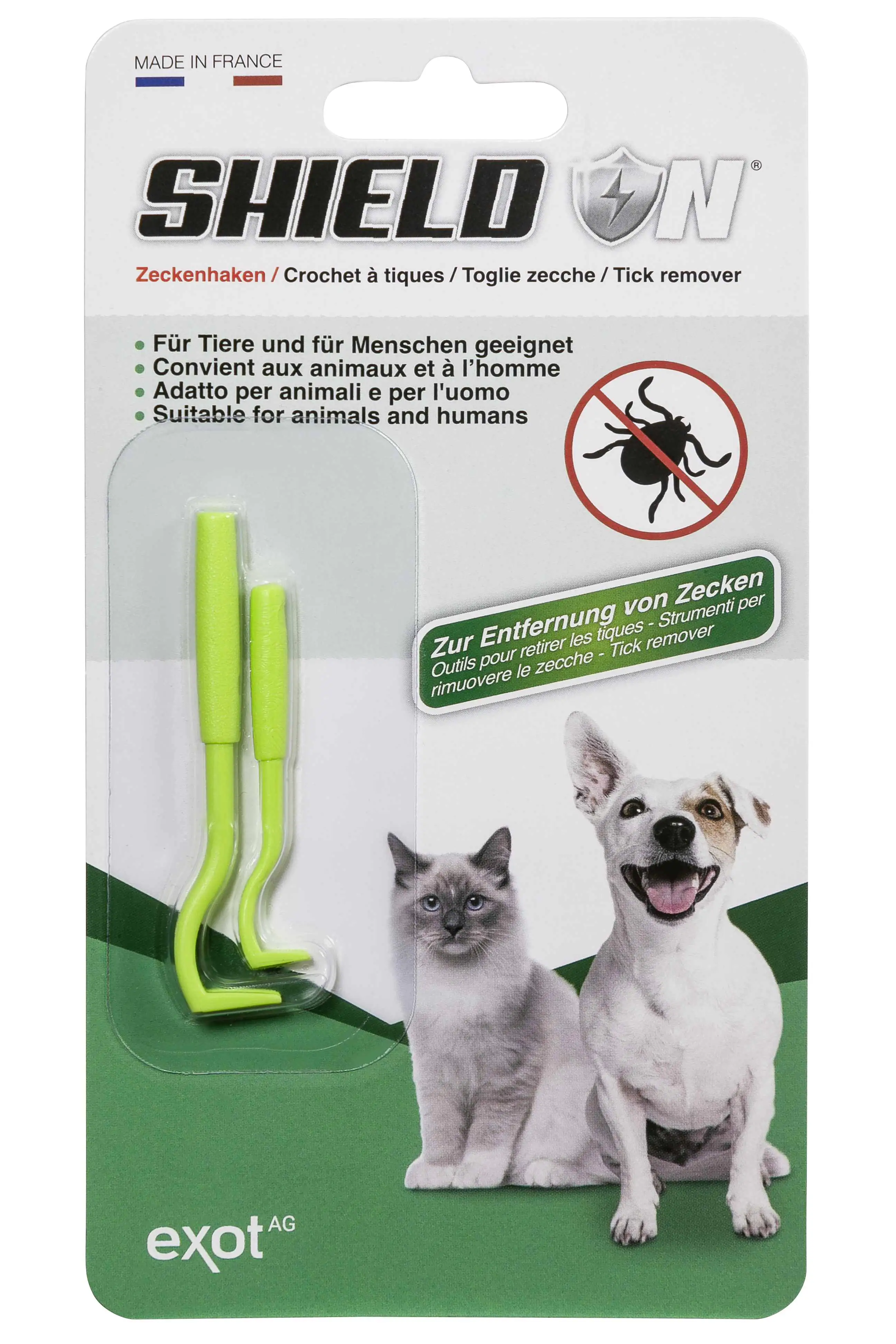 Shield On Zeckenhaken