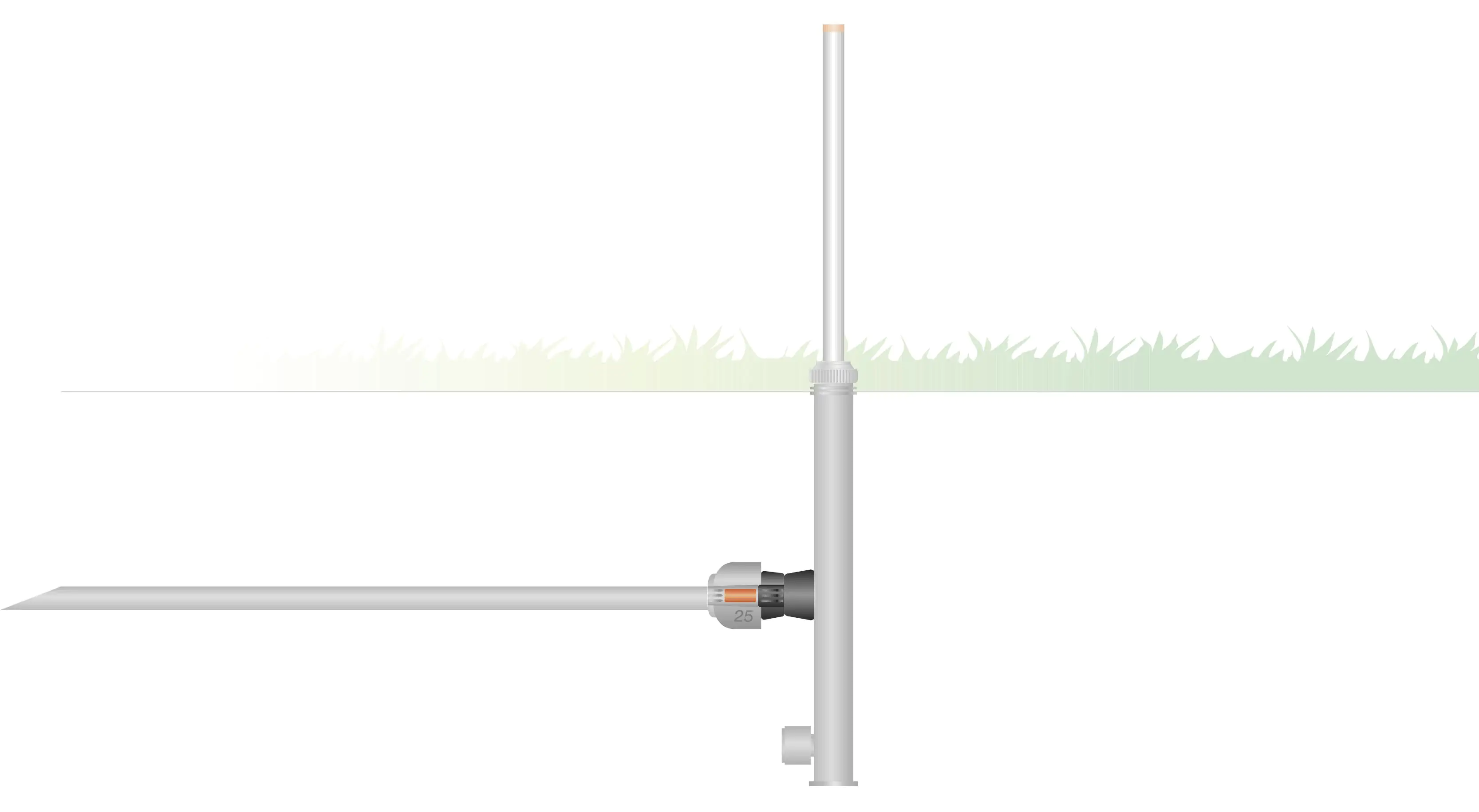 Gardena Verbinder für Sprinkler 25 mm x 3/4" Innengewinde