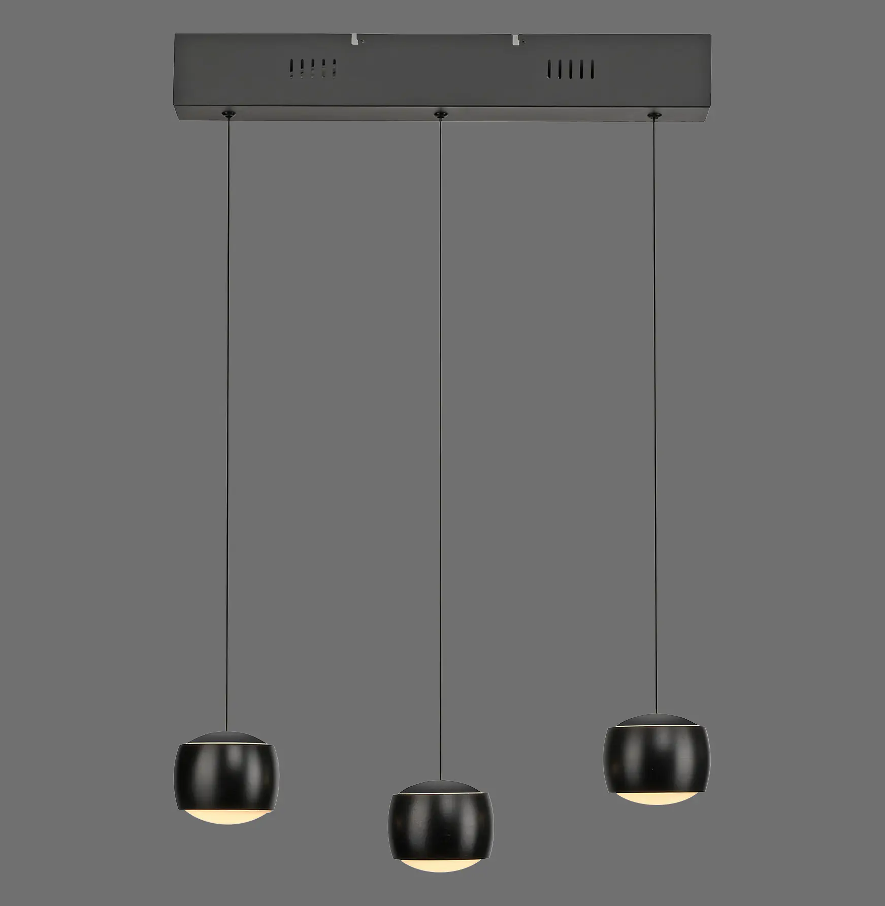 Just Light LED Pendelleuchte Ballini 3 Flammig 220 cm warmweiß