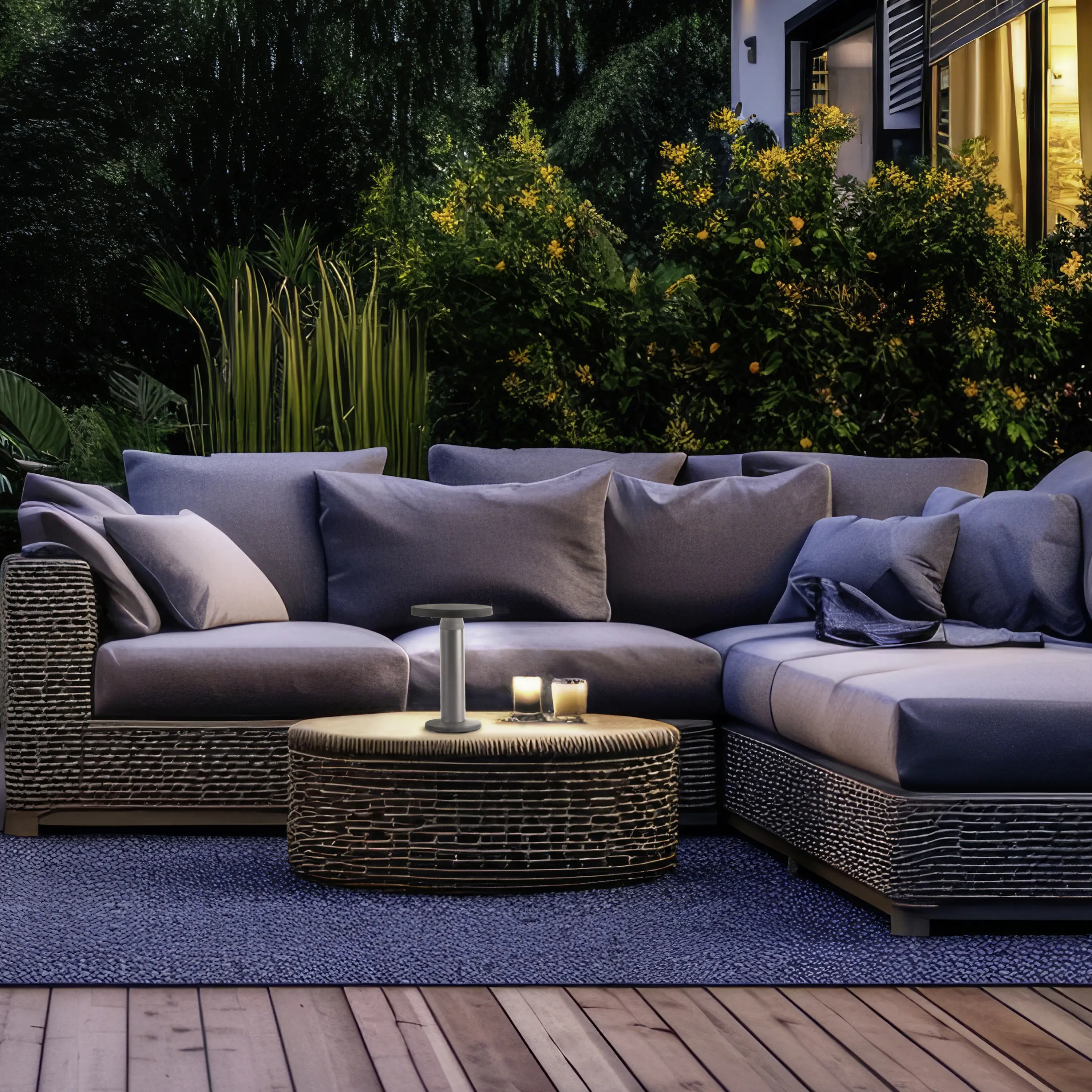 Brilliant Solar-Außentischleuchte Magua 2W neutralweiß