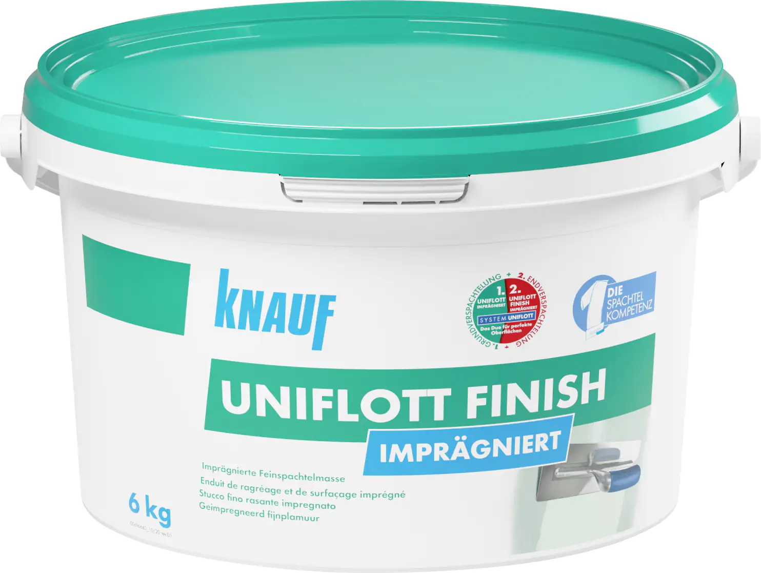 Knauf Uniflott Finish Spachtelmasse imprägniert 6 kg Knauf Uniflott Finish Spachtelmasse imprägniert 6 kg