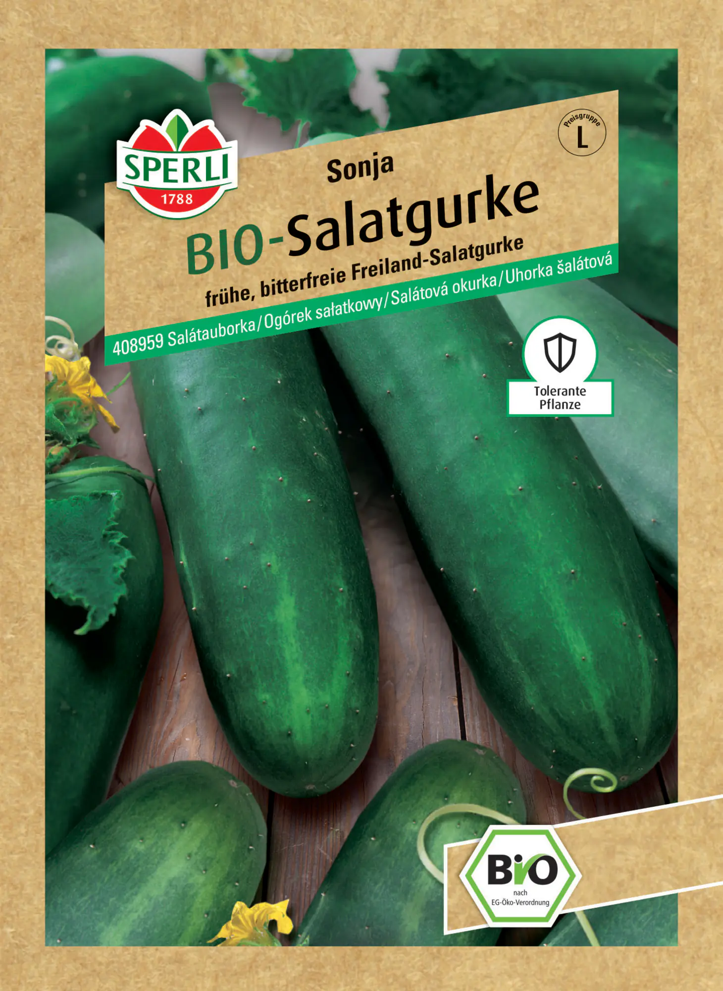 Sperli BIO Salatgurke Freiland