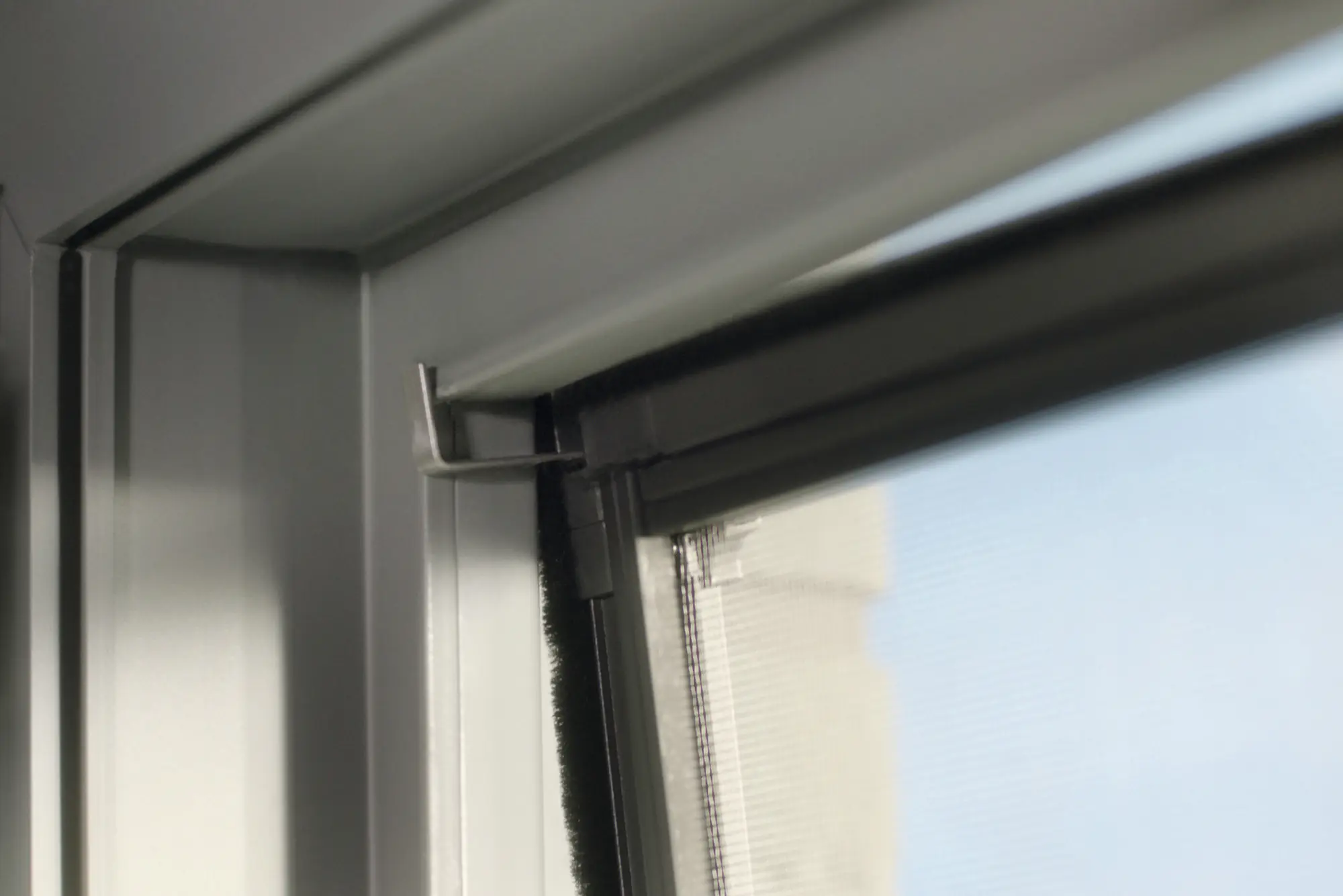 tesa Fliegenschutz-Fenster FALT 80 x 80 - 140 x 140 cm anthrazit/anthrazit