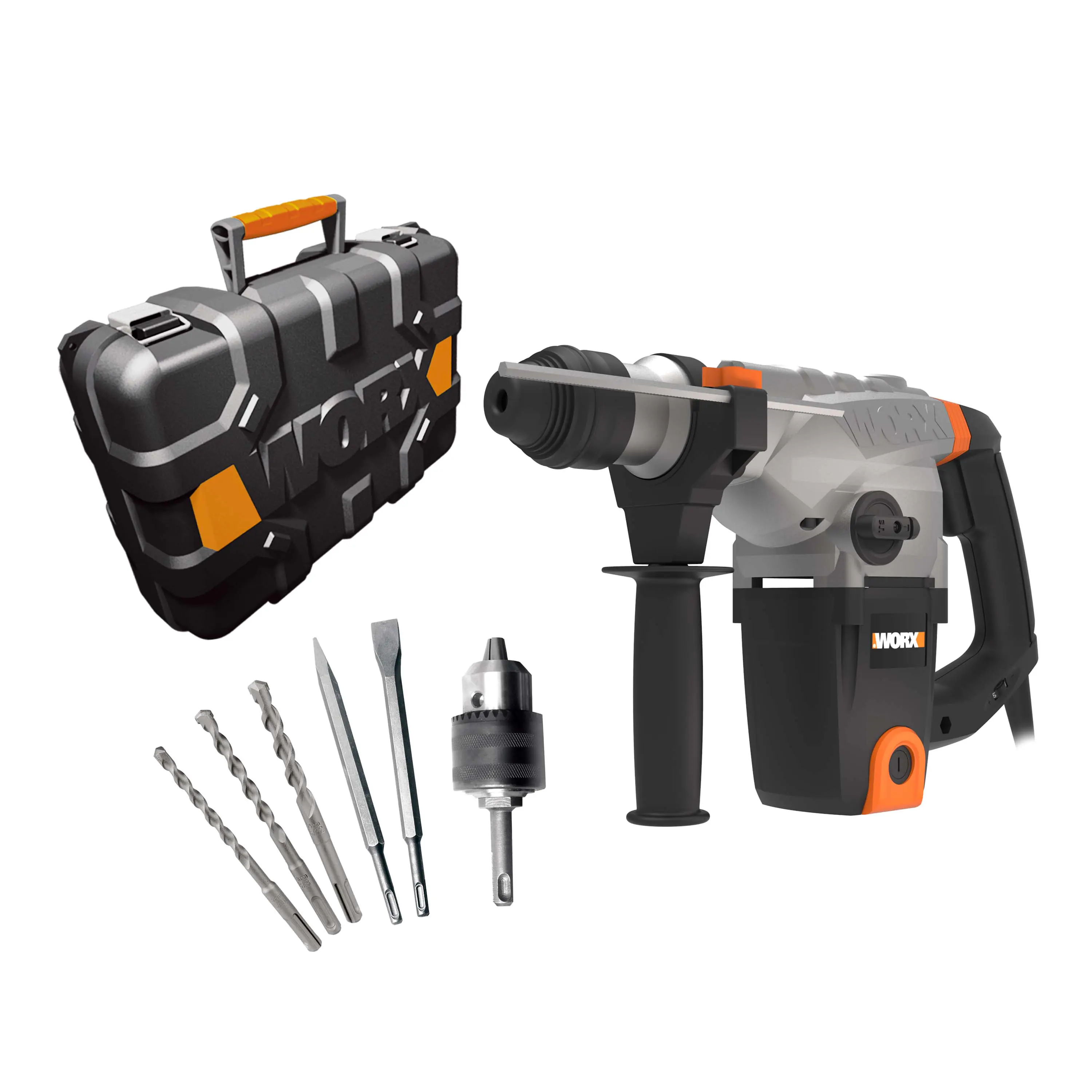 Worx Schlagbohrhammer WX333 SDS plus 1250 W Worx Schlagbohrhammer WX333 SDS plus 1250 W