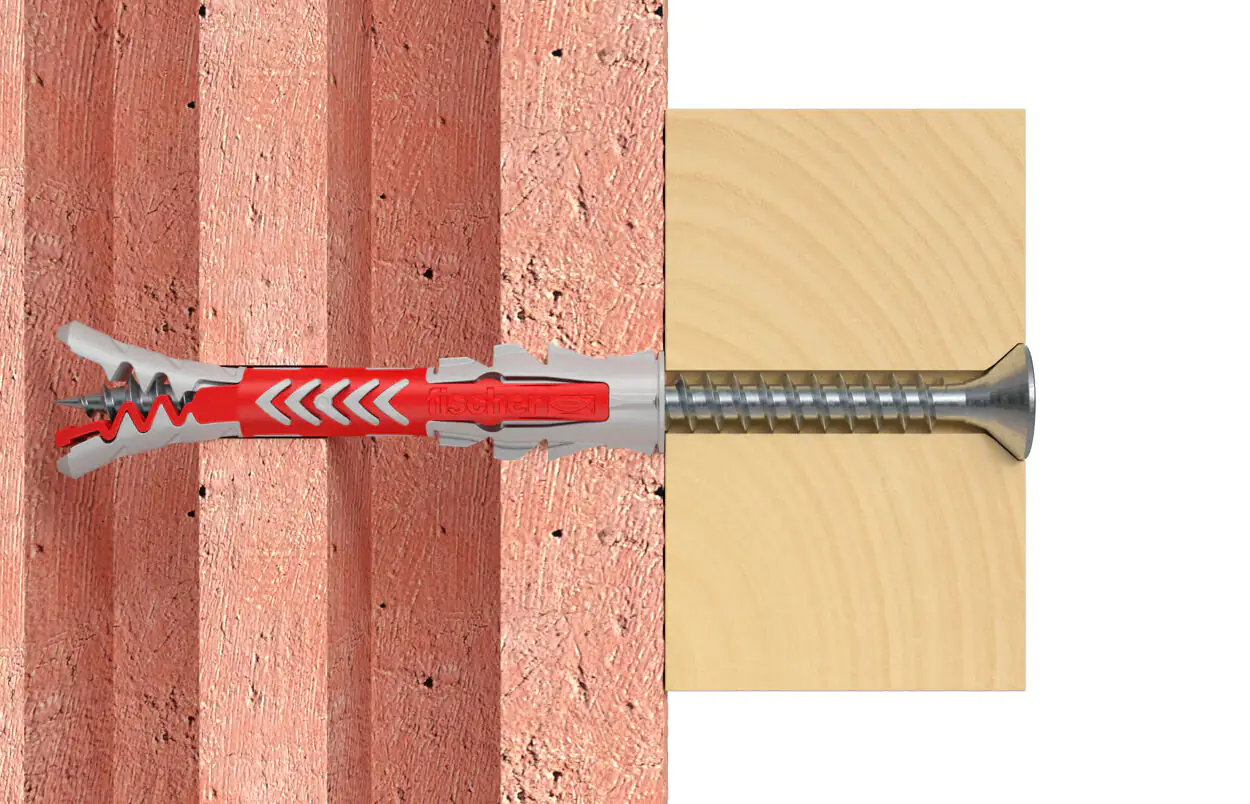 Fischer Dübel Duopower 8.0 x 65 mm mit Schrauben - 2 Stück Fischer Dübel Duopower 8.0 x 65 mm mit Schrauben - 2 Stück
