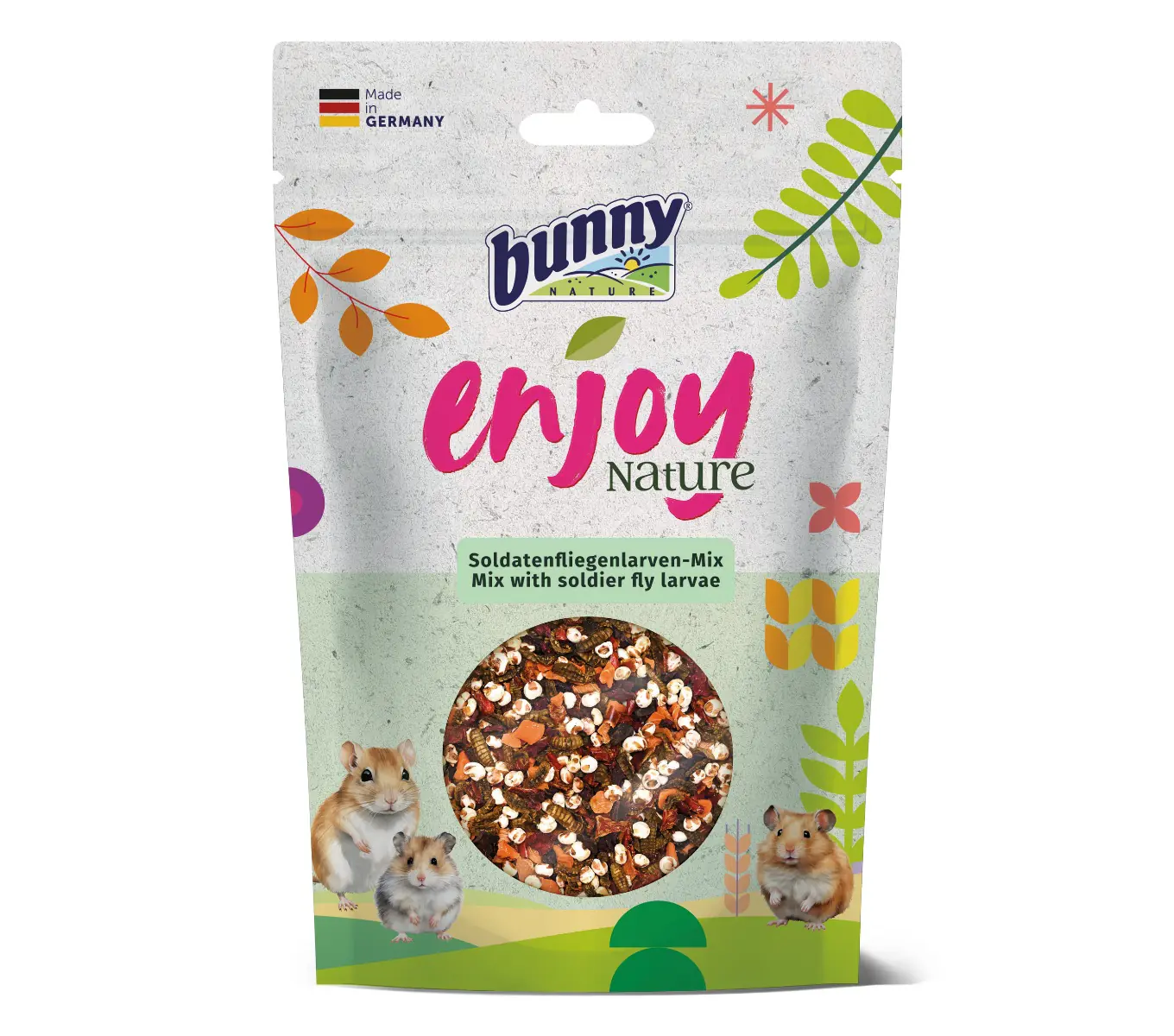 Bunny Nature Nagersnack enjoy Nature Soldatenfliegenlarven-Mix 90 g