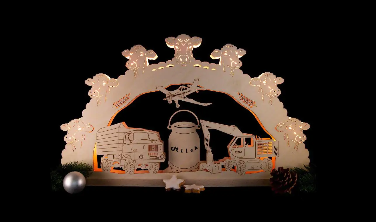 Saico 3D-Lichterbogen Agrar Motiv