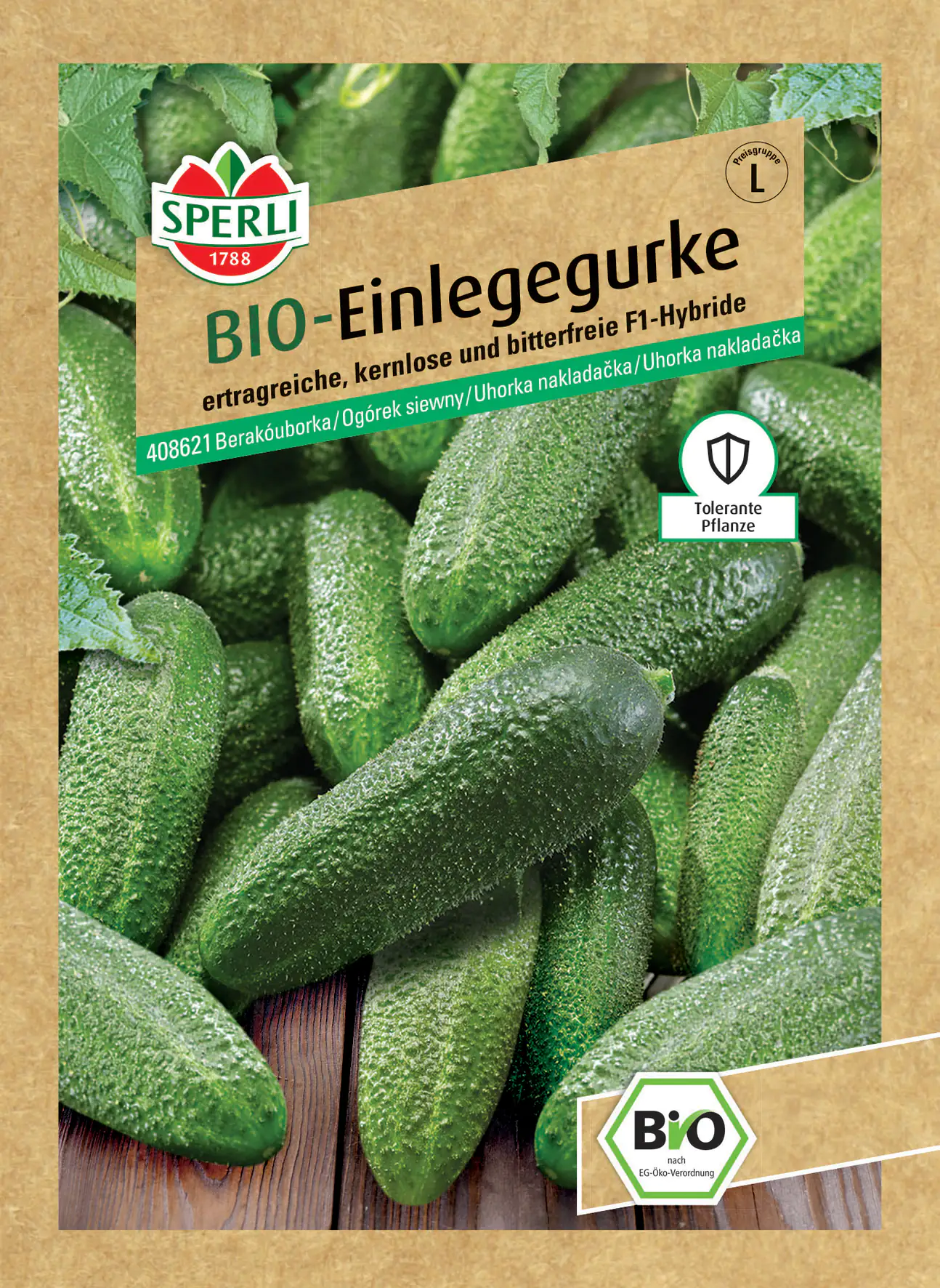 Sperli BIO Einlegegurke F1 Sperli BIO Einlegegurke F1