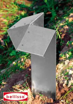 Bellissa Eckteil für Schneckenblech 7 x 7 x 20 cm