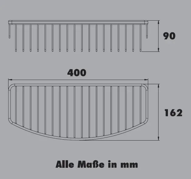 Primaster Duschkorb Tuna eckig Edelstahl 1 Ablage chrom Primaster Duschkorb Tuna eckig Edelstahl 1 Ablage chrom