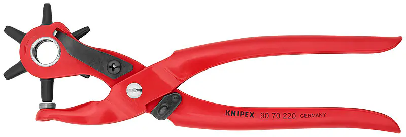 Knipex Revolverlochzange 220 mm pulverbeschichtet