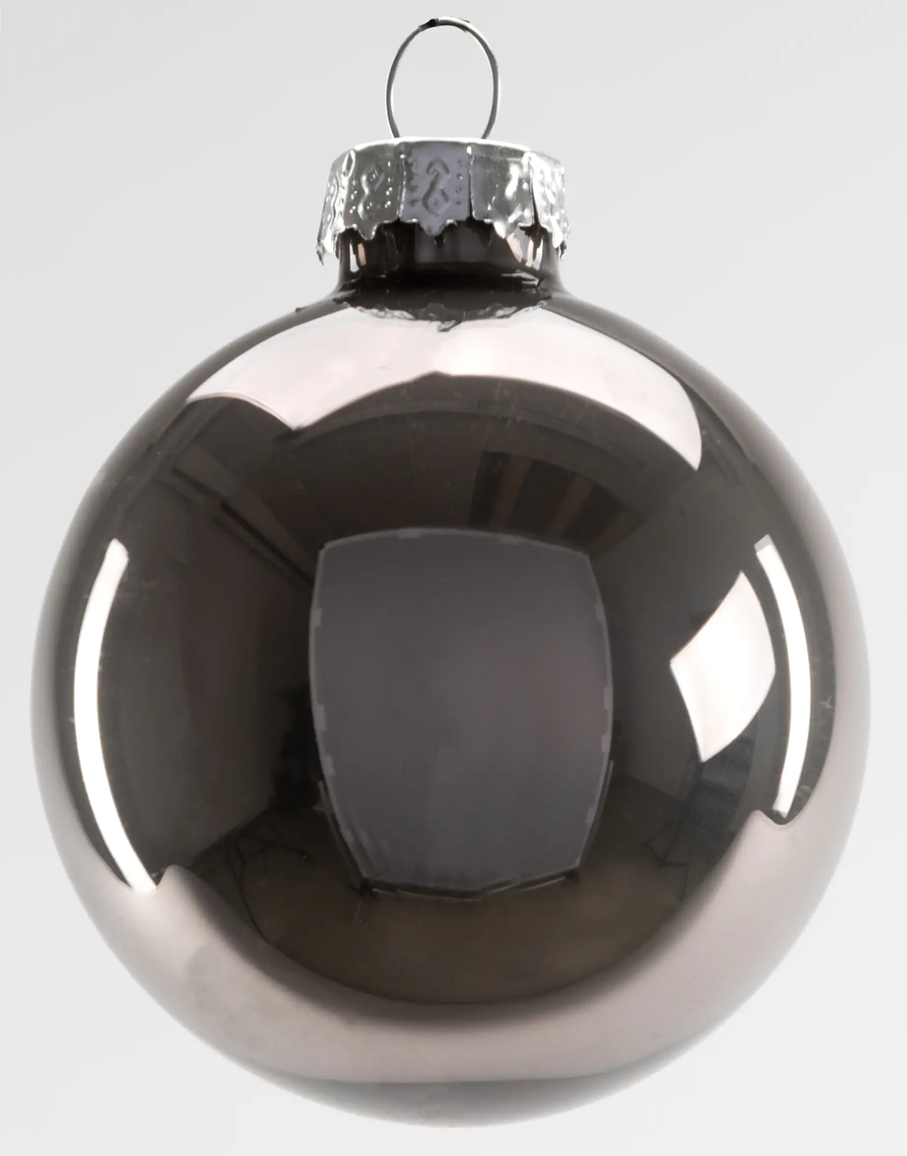 TrendLine Weihnachtskugeln aus Glas Ø 6 cm warmgrau 20 Stück