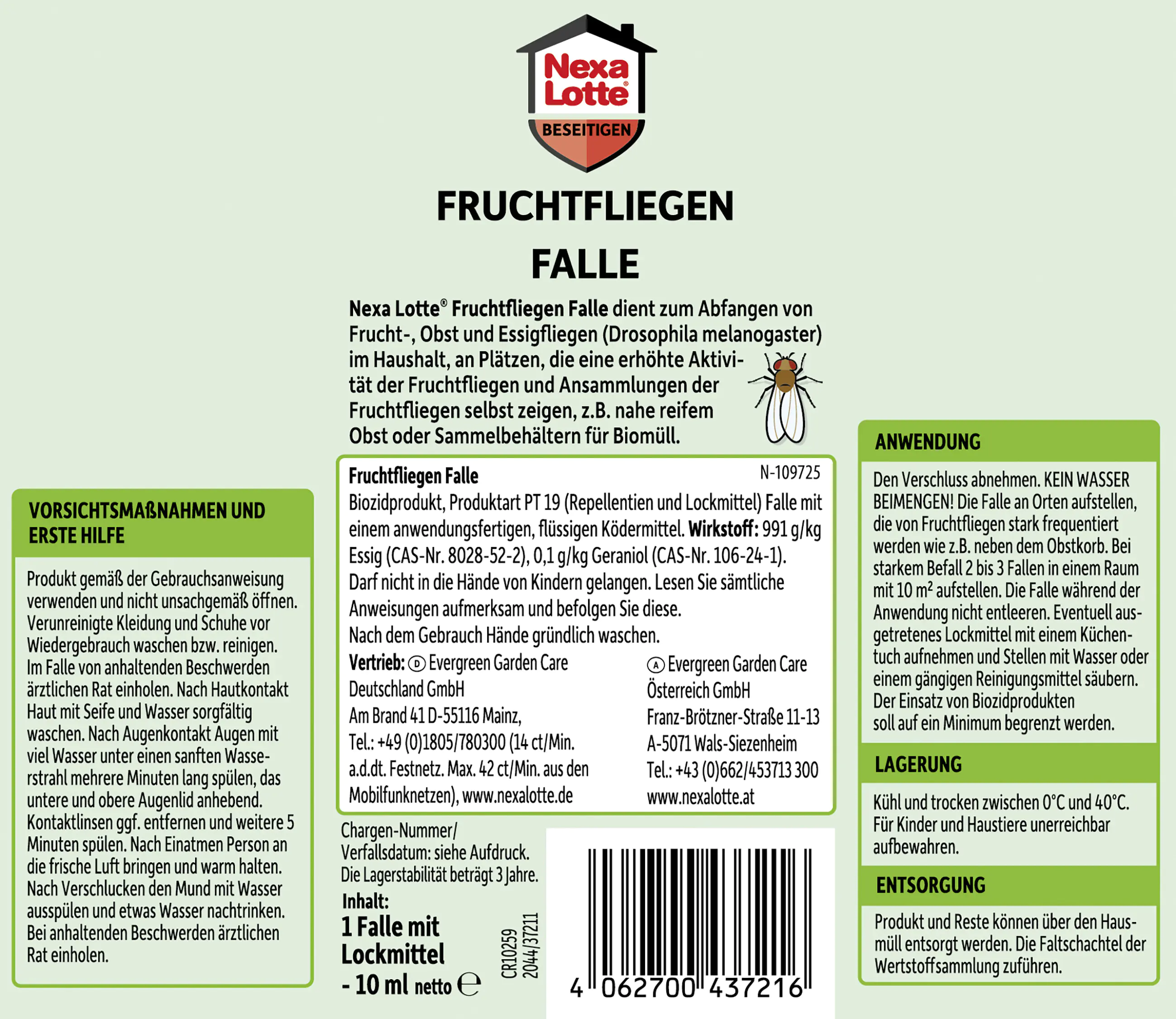 Nexa Lotte Fruchtfliegenfalle 1 Stück