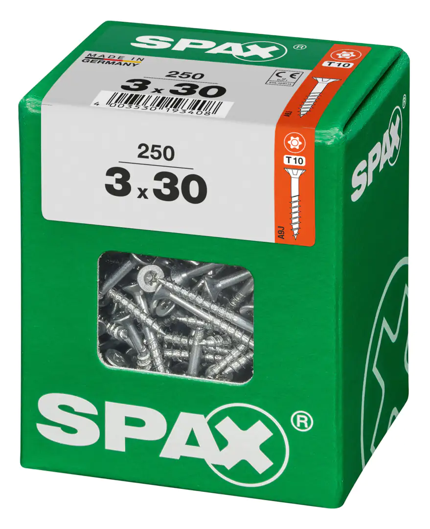 Spax Universalschrauben 3.0 x 30 mm TX 10 - 250 Stk.
