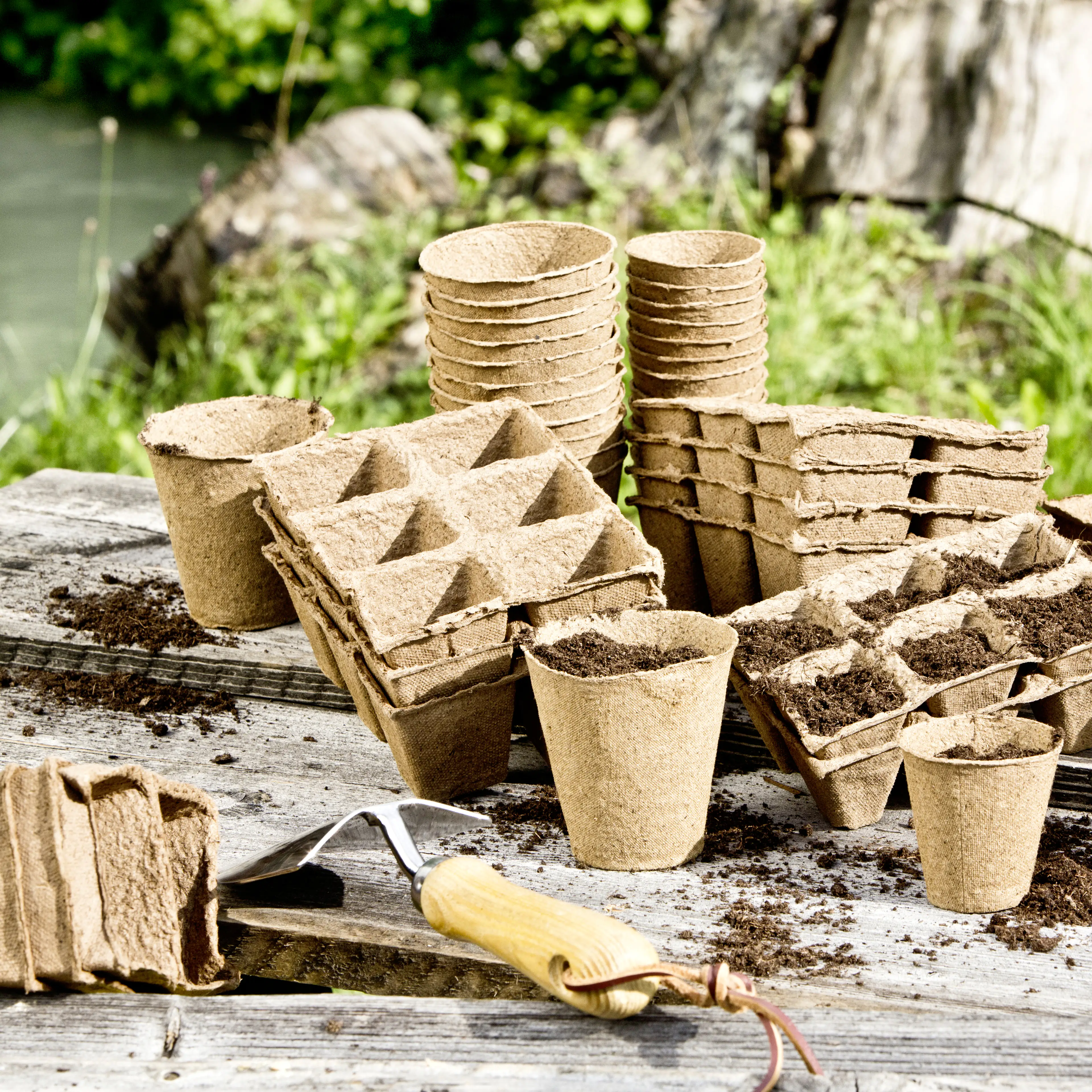 Windhager Anzuchttöpfe 16 x 7,5 cm, 16 Stück