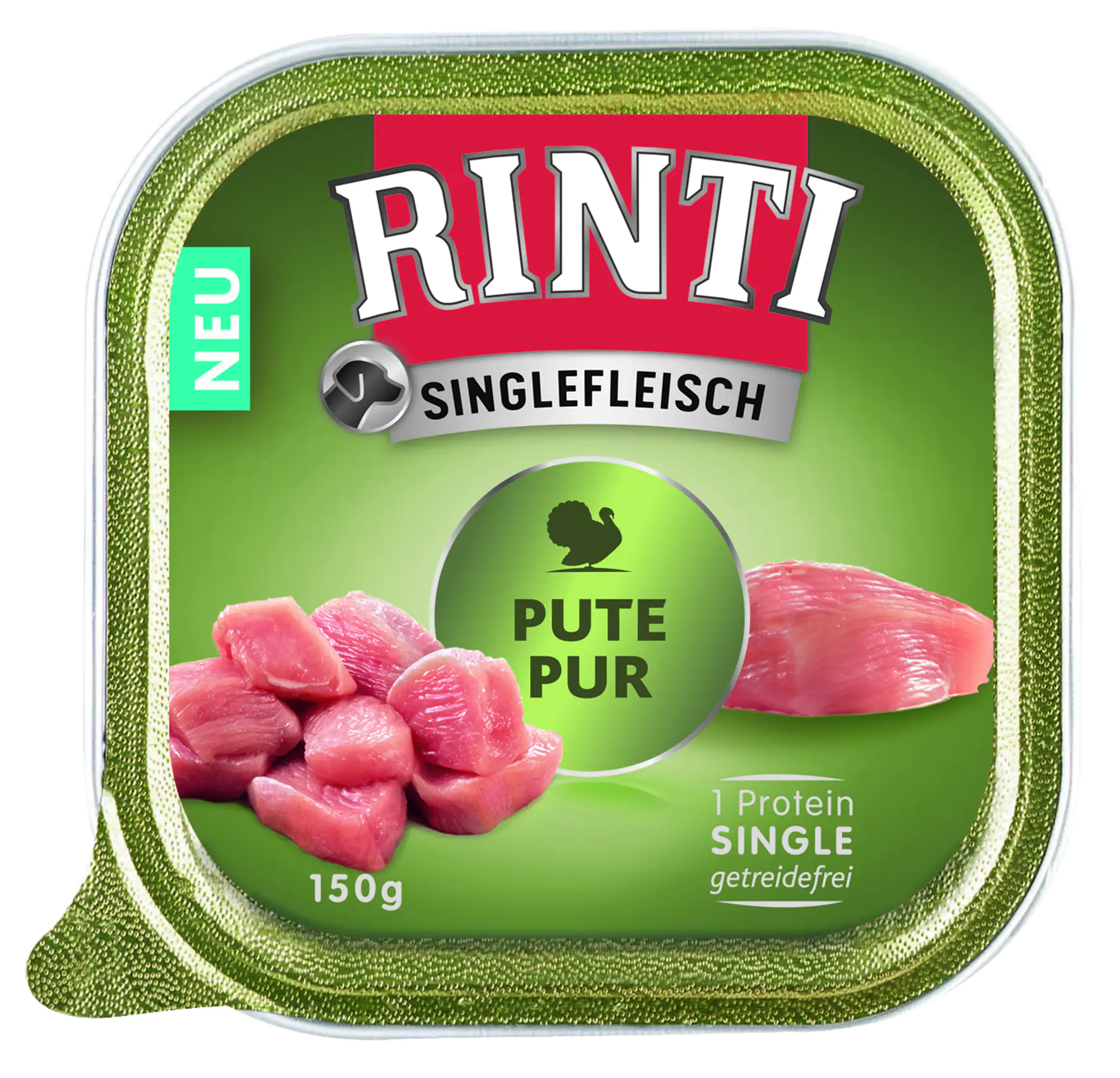 Rinti Singlefleisch Hundenassfutter Adult 150 g Pute
