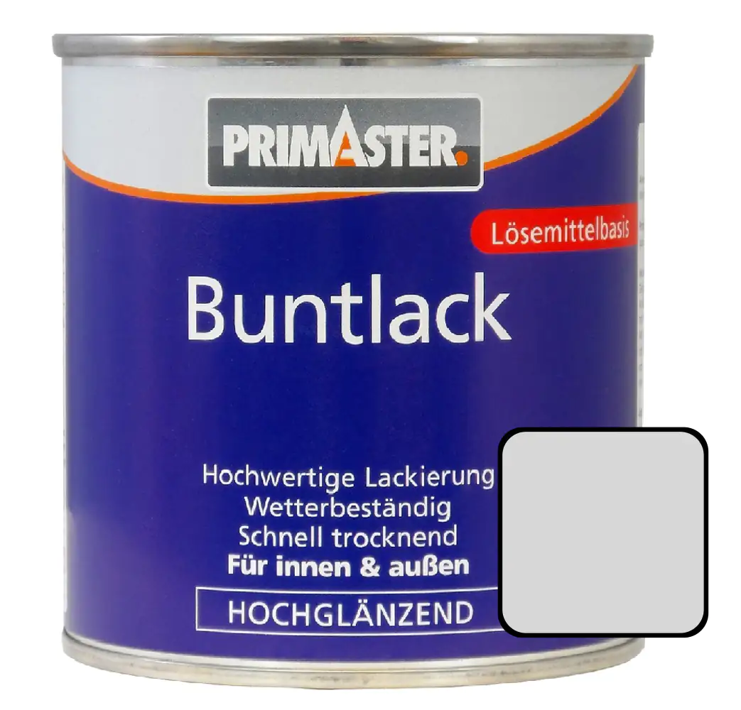 Primaster Buntlack RAL 7035 750 ml lichtgrau hochglänzend