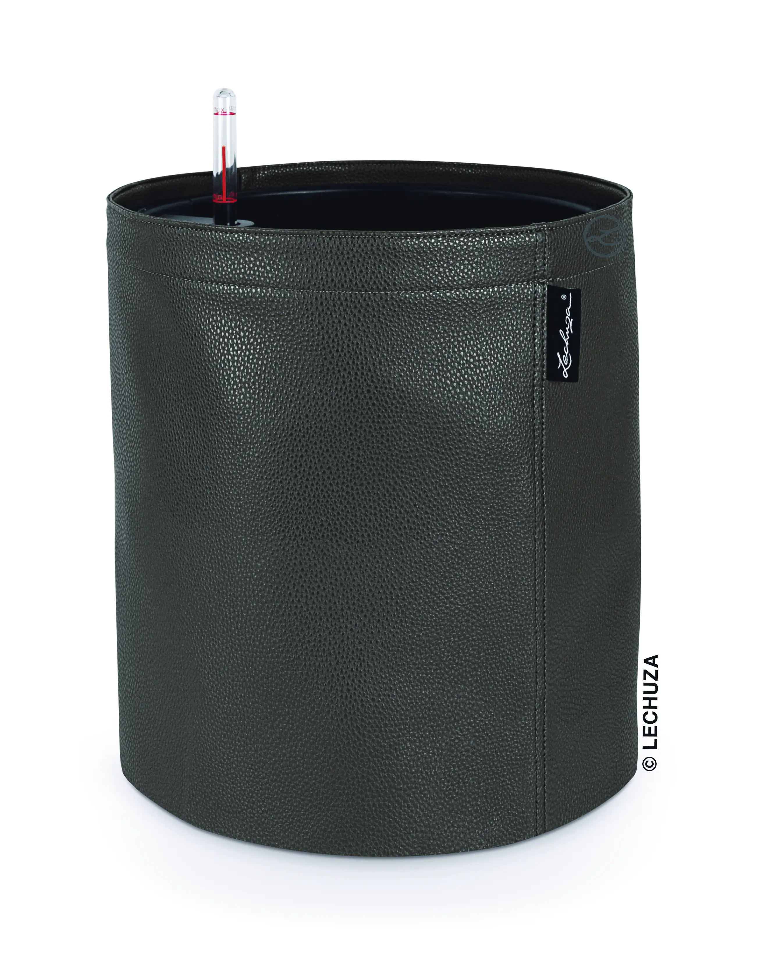 Lechuza Pflanztopf Trendcover 32 cm Kunstleder anthrazit