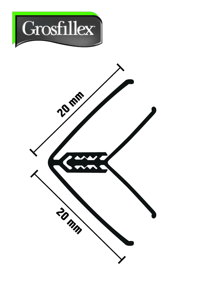 Kunststoff Aussen-/Innenwinkel weiß 260 cm