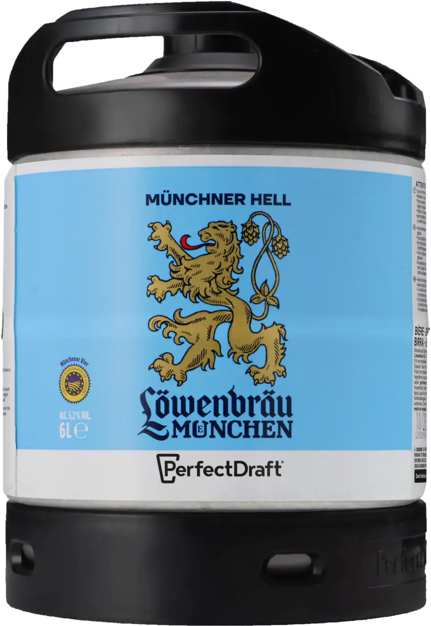 Loewenbräu Bier 1x 6 l Fass für Perfect Draft Bierzapfanlage