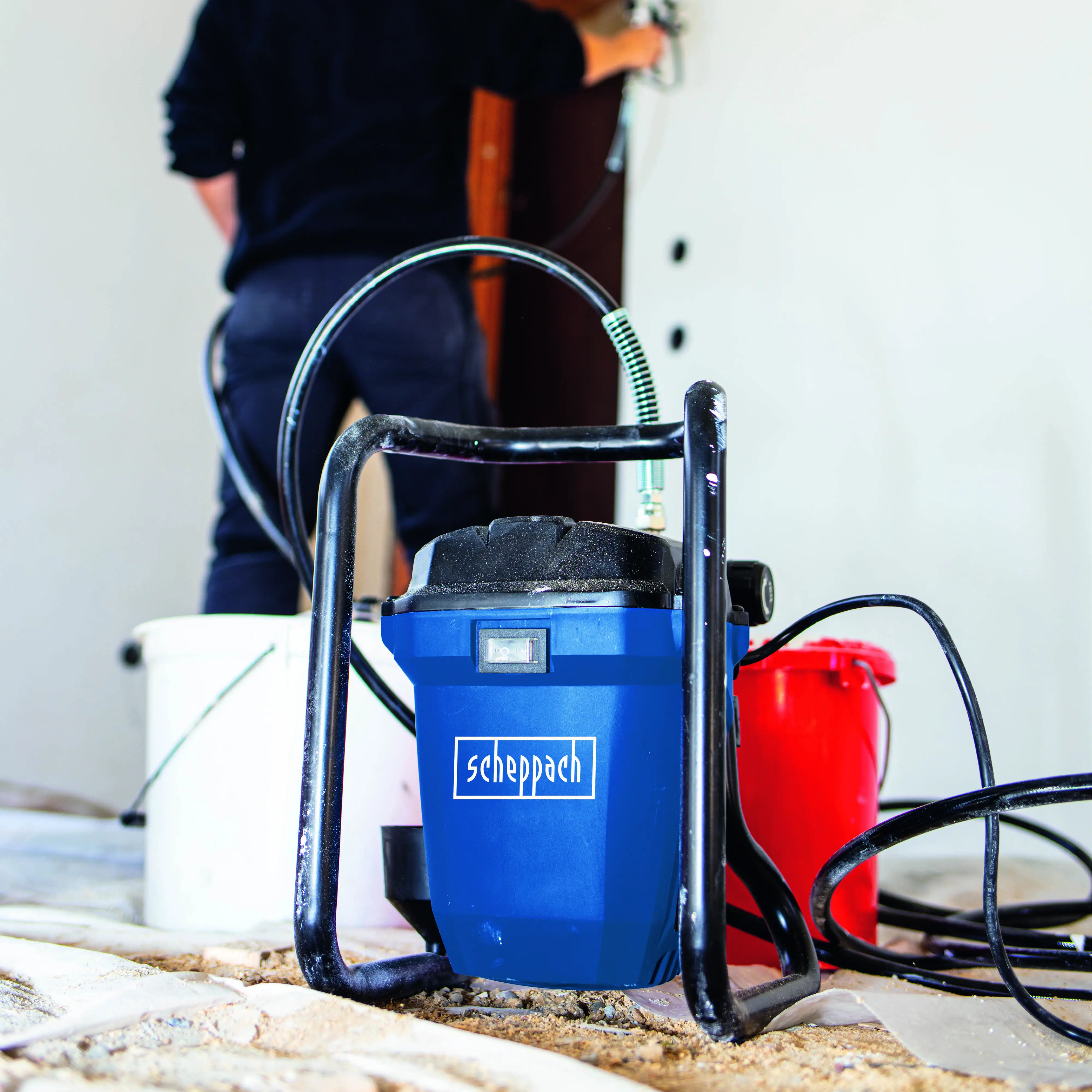 Scheppach Farbsprühsystem Airless ACS3000 750 W max. 207 bar 7,6 m Radius Durchflussmenge 1,1L/min