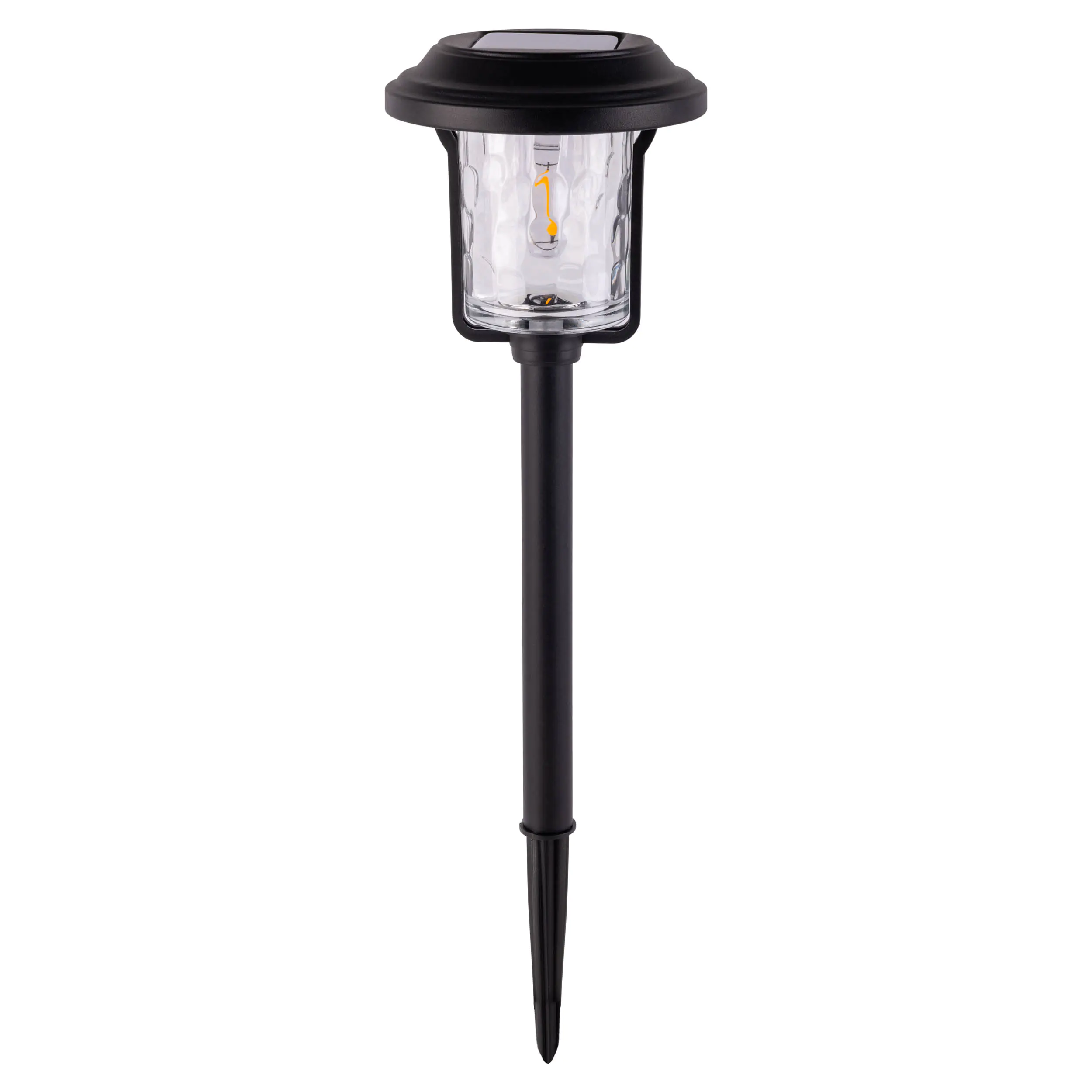 Light & More LED Solarleuchte mit Dämmerungssensor schwarz