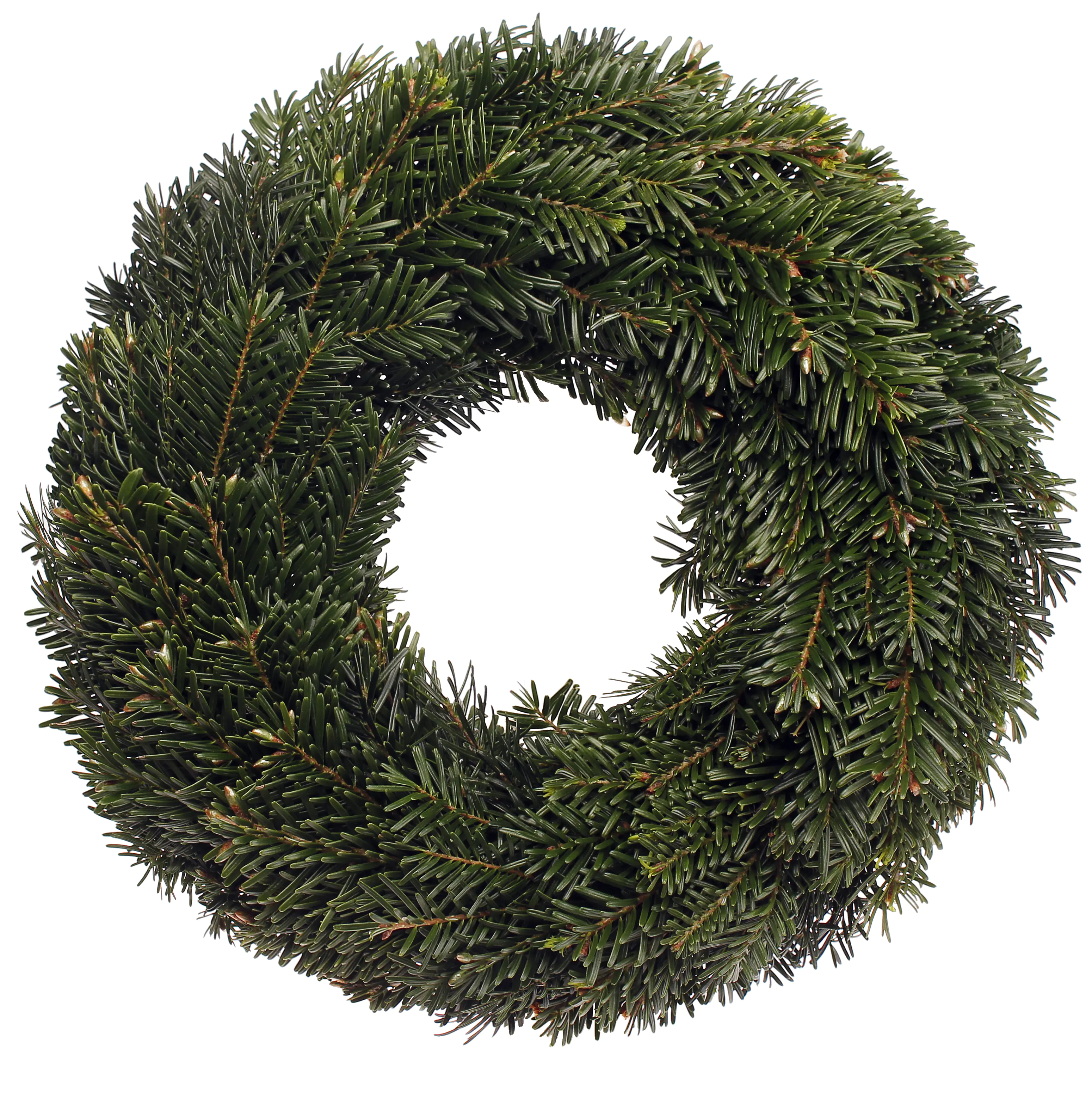 Adventskranz undekoriert aus Nordmann-Tannen Ø 30 cm