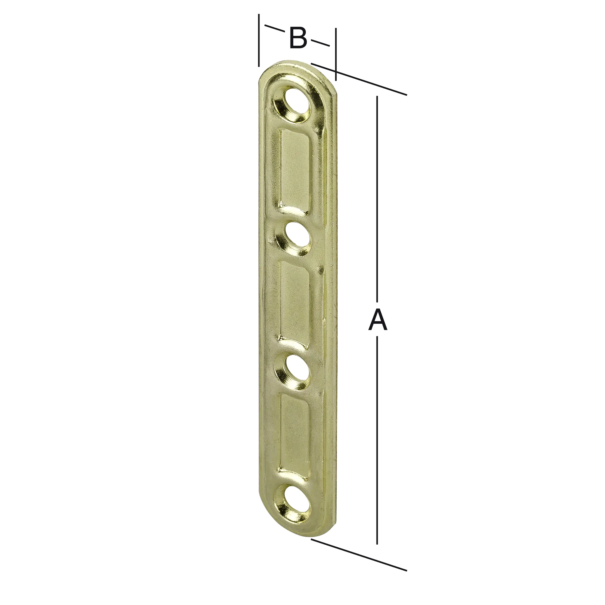 Vormann Piconect-Verbinder vermessingt 100 x 15 mm