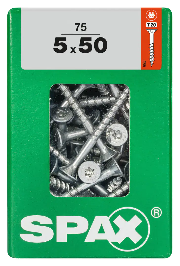 Spax Universalschrauben 5.0 x 50 mm TX 20 - 75 Stk.
