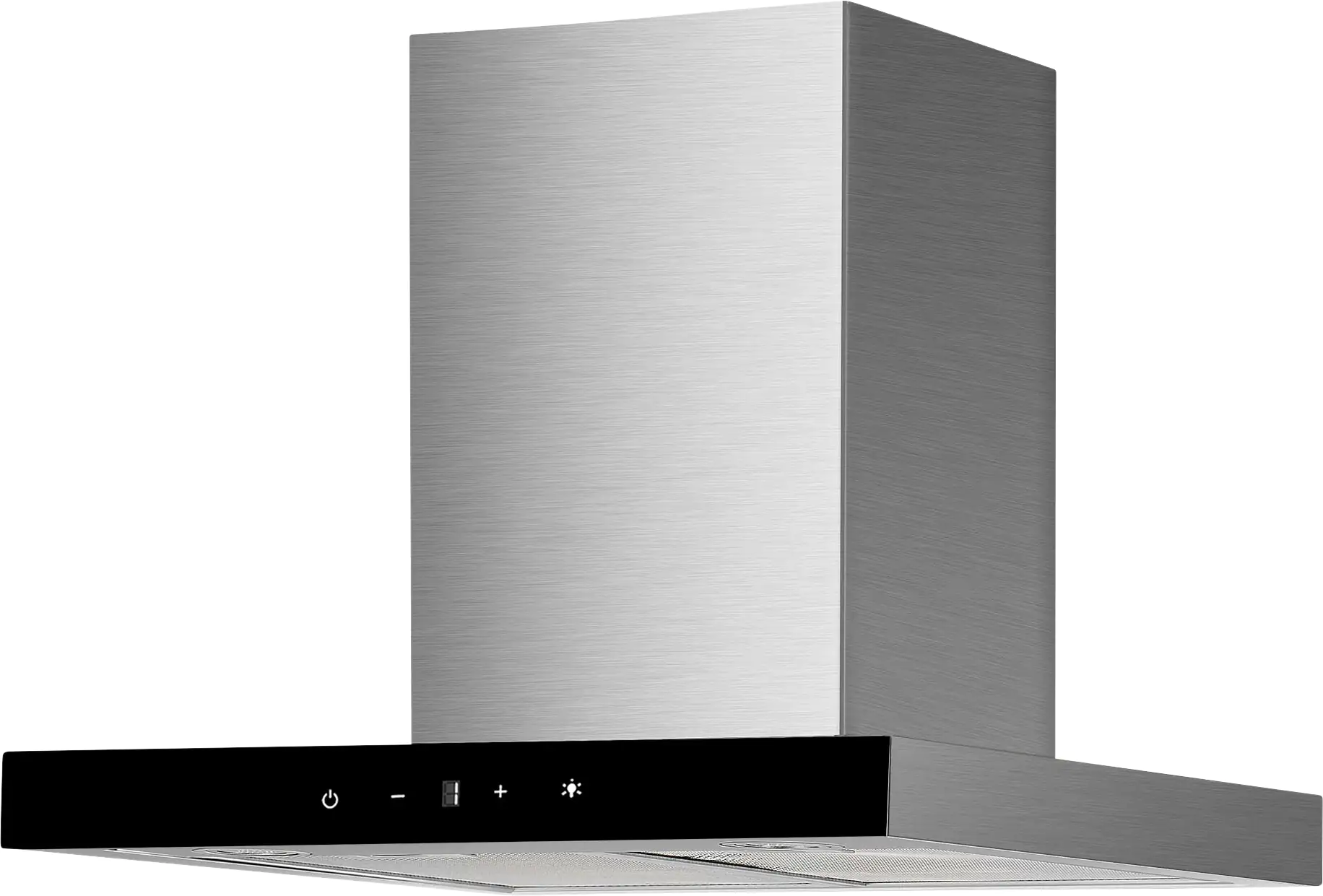 Respekta Dunstabzugshaube Edelstahl mit Glasfront 60 cm