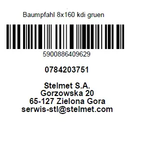 Baumpfahl 160 cm, Ø 8 cm, kesseldruckimprägniert Baumpfahl 160 cm, Ø 8 cm, kesseldruckimprägniert