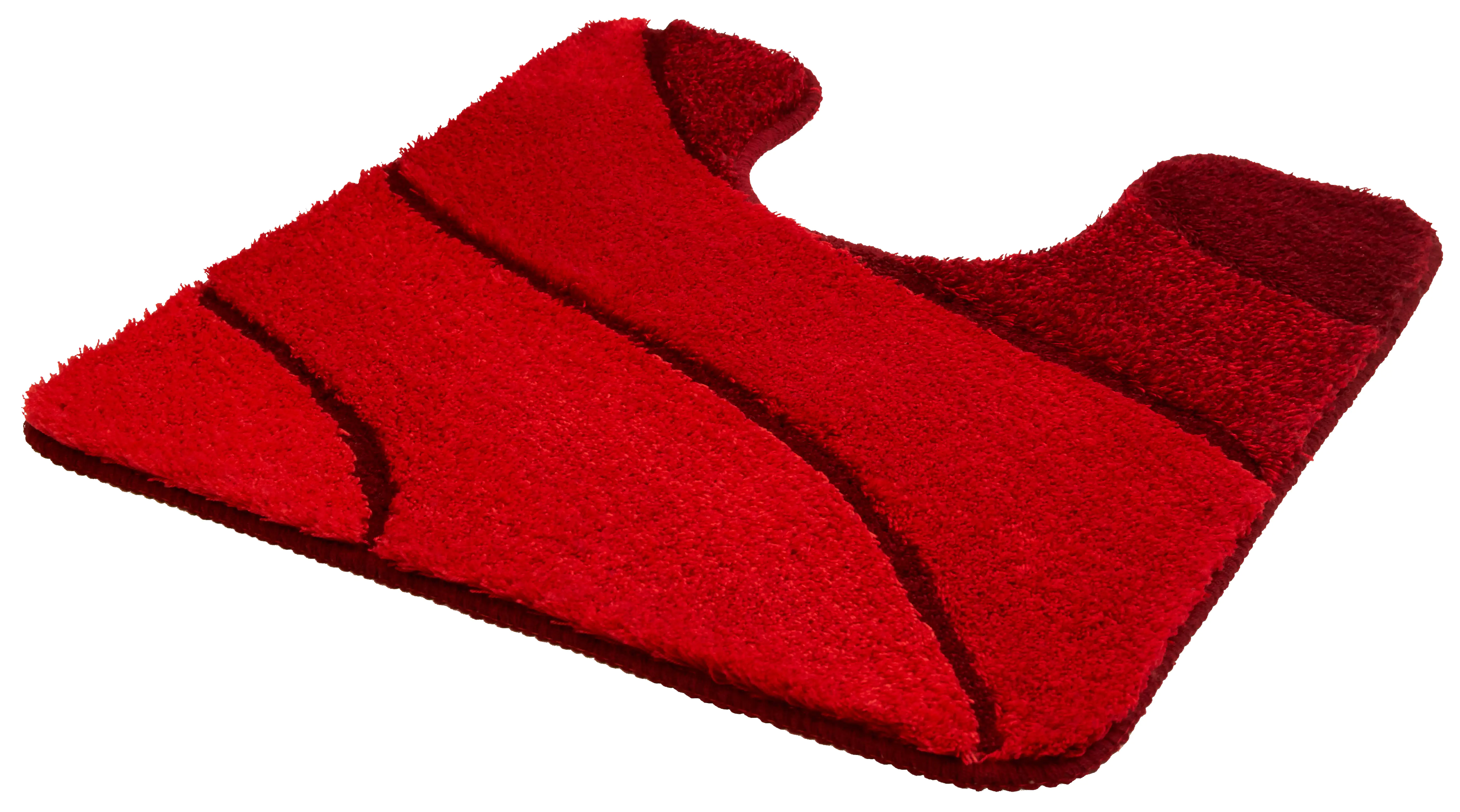 Kleine Wolke WC-Vorleger Wave 55 x 55 cm, rubin