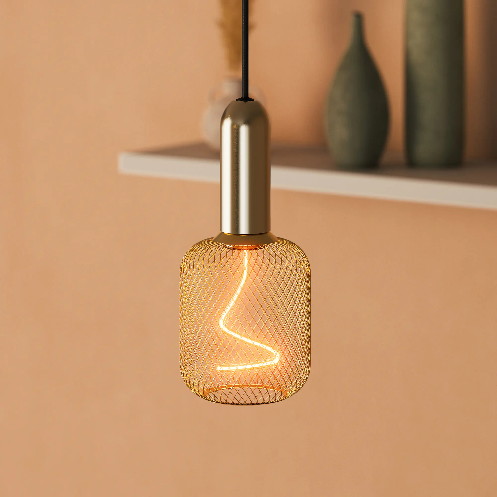 Osram LED Dekoleuchtmittel E27 Square Gold 3,5W dimmbar warmweiß Osram LED Dekoleuchtmittel E27 Square Gold 3,5W dimmbar warmweiß