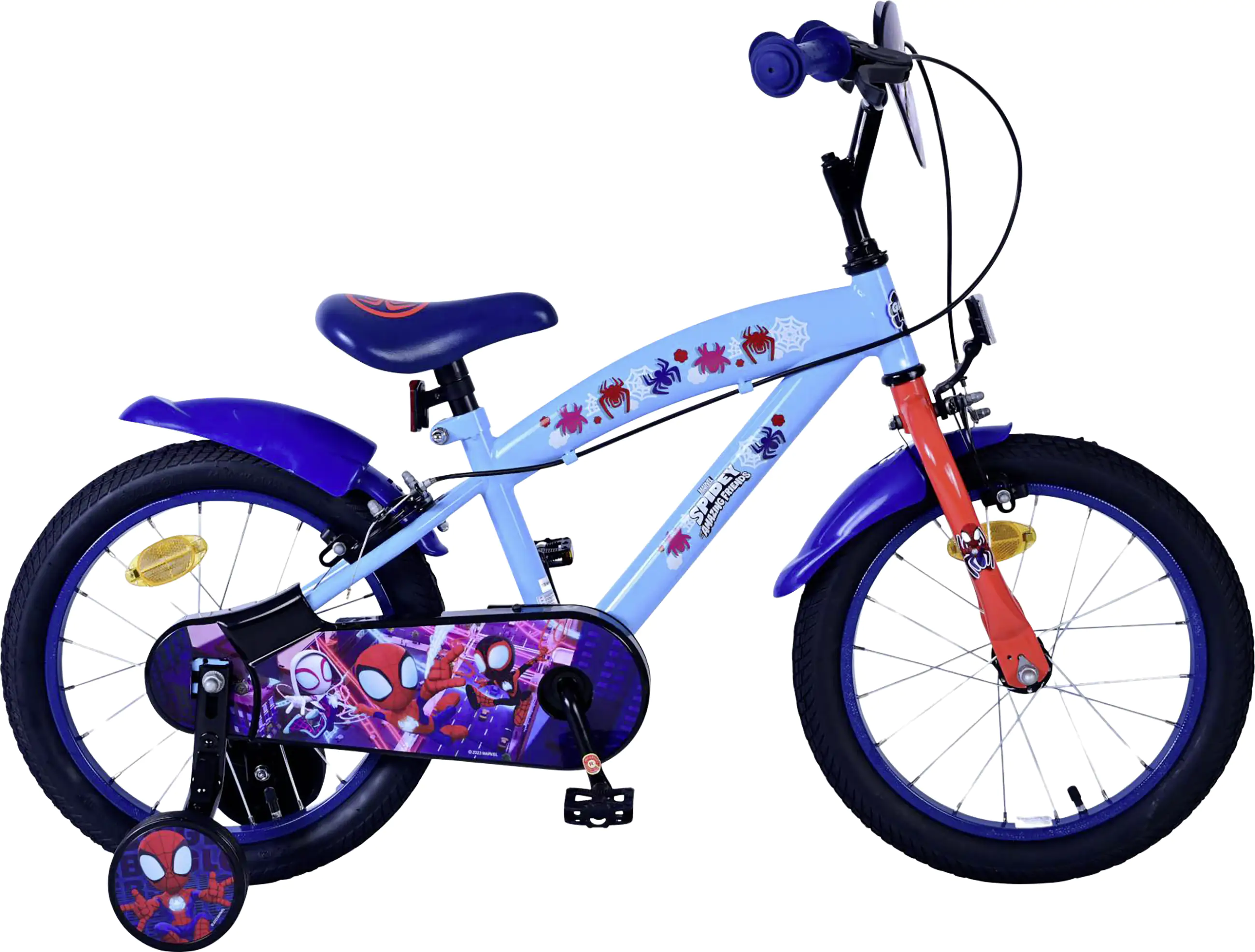 Kinderfahrrad Spidey and his Amazing Friends 16 Zoll blau