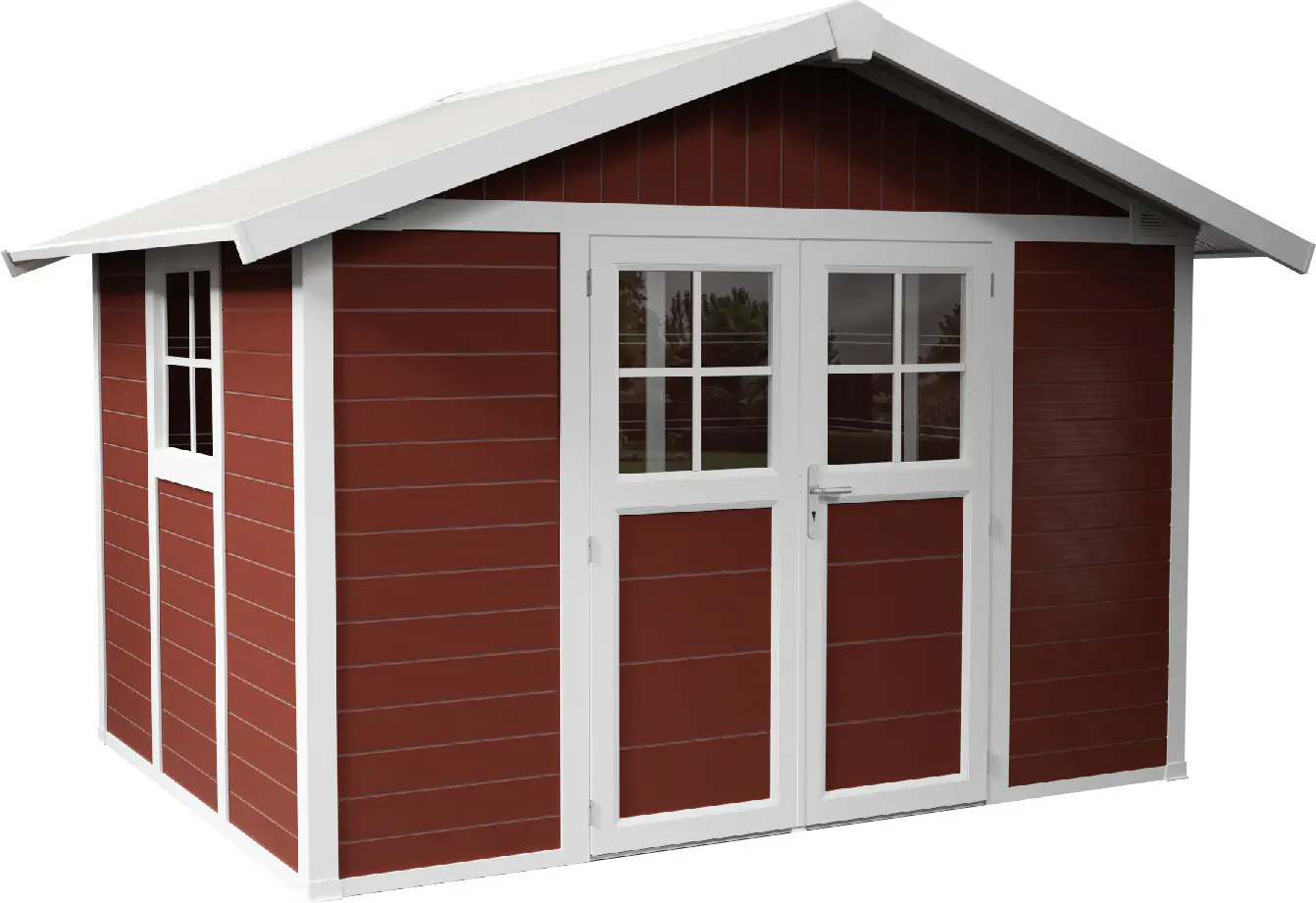 Grosfillex Gartenhaus Deco H 7,5 370 x 298 cm (inkl. Dachüberstand)