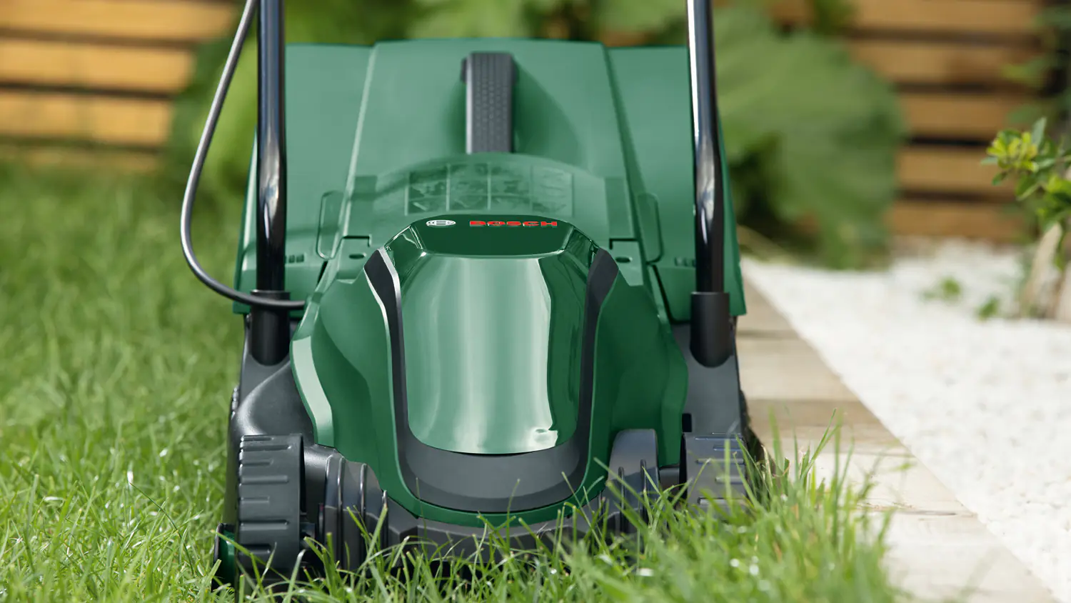 Bosch Akku-Rasenmäher-Set EasyMower 18 V inkl. Akku-Rasentrimmer EasyGrassCut 18 V + Akku & Ladegerät